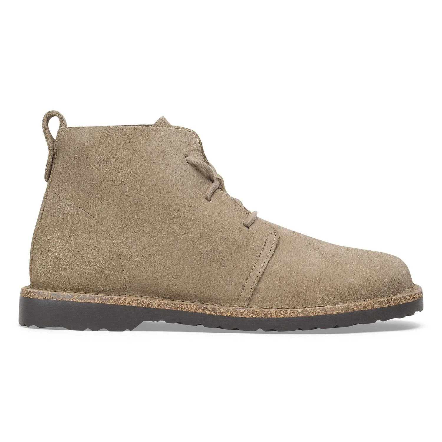 Travel Boots Chunky Heel Uppsala Mid | Men | Suede | Taupe
