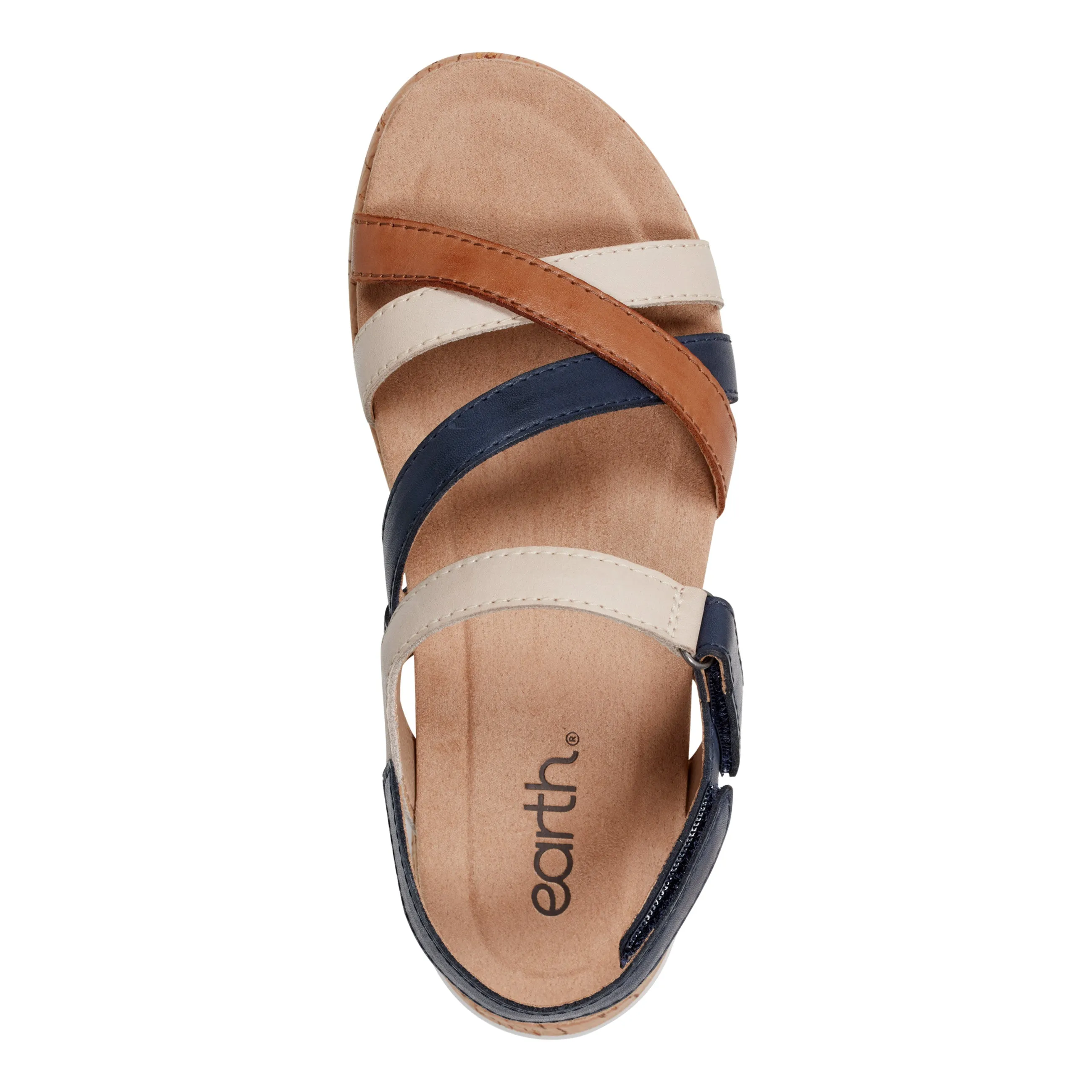 Rosie Open Toe Strappy Flat Casual Sandals Breath Ease Relaxed Walk