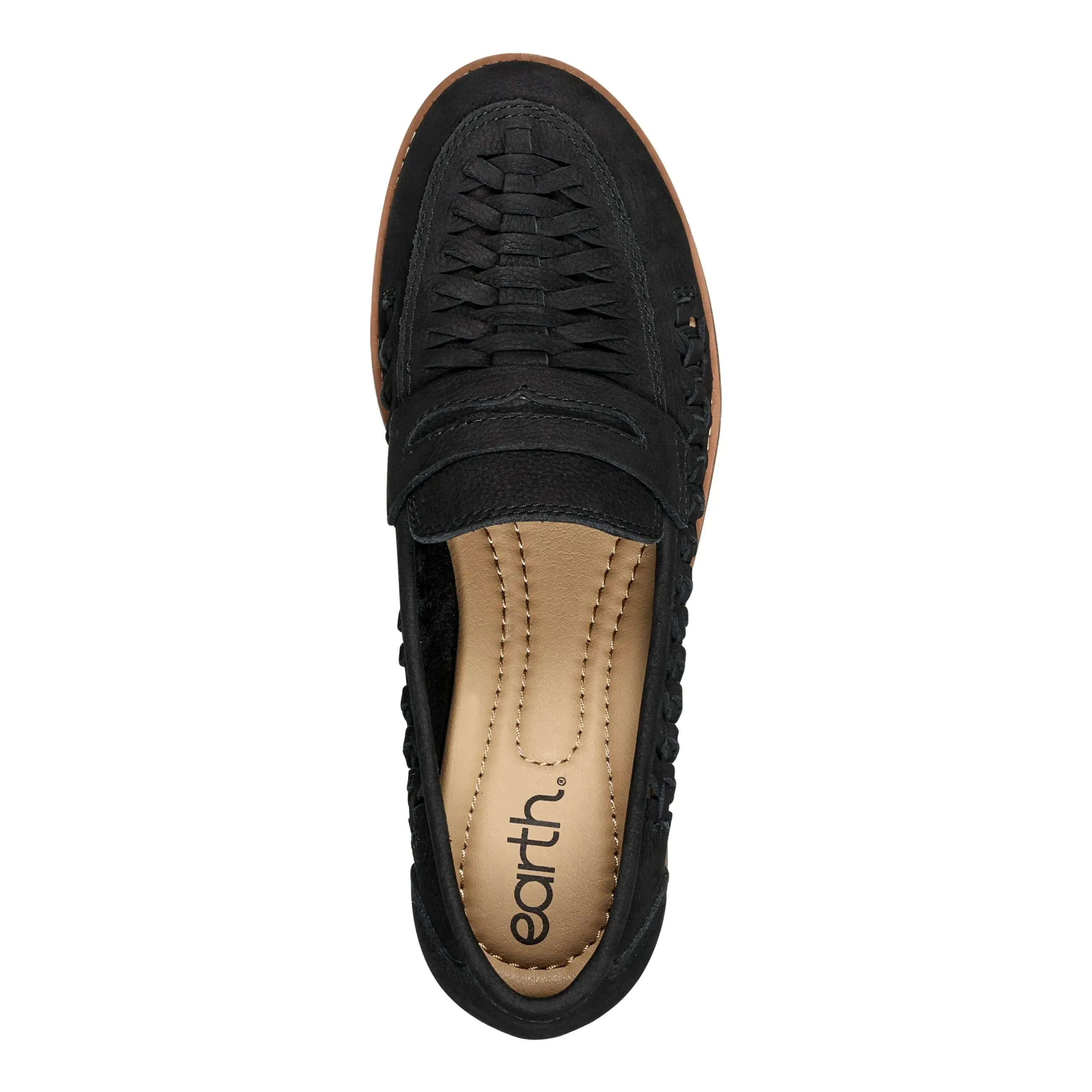 Ella Round Toe Slip-on Casual Flat Loafers Italian Glam Family Fit