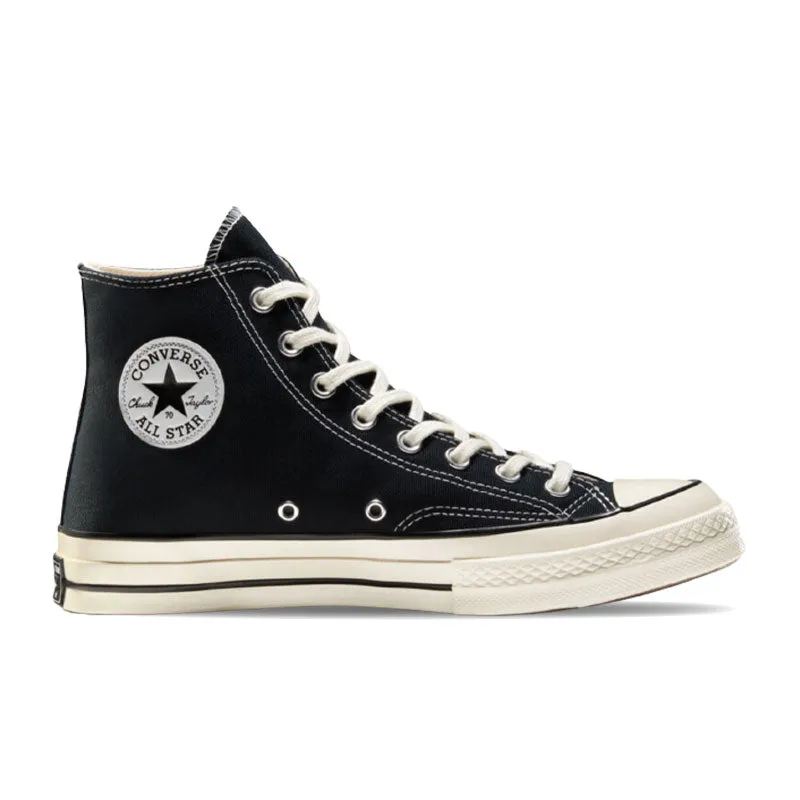 Slip Resistant Outdoor Explorers CONVERSE CHUCK 70 HIGH TOP BLACK EGRET 162050C