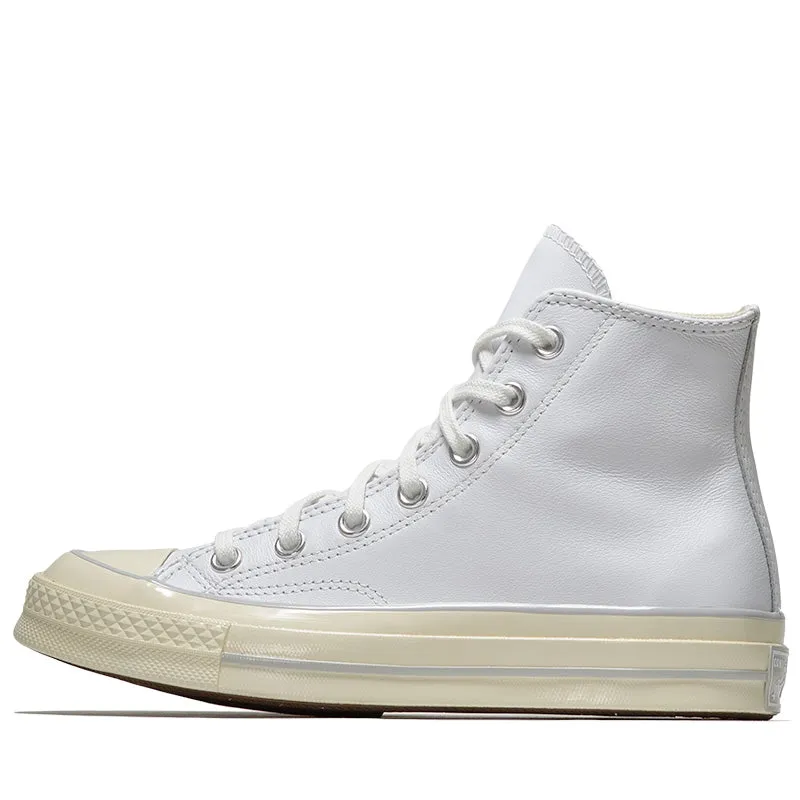 Strap Mode Power Base Converse Chuck 70 Leather - White/Fossilized