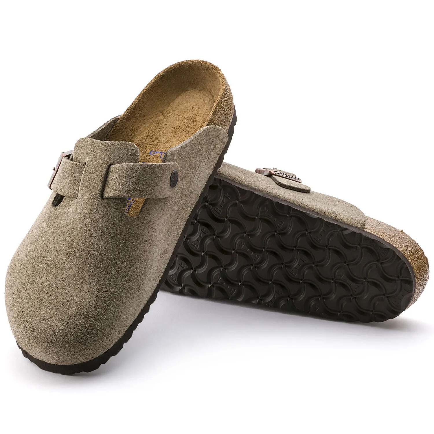 Boston | Soft Footbed | Suede | Taupe Cool Layer Essential Fashion