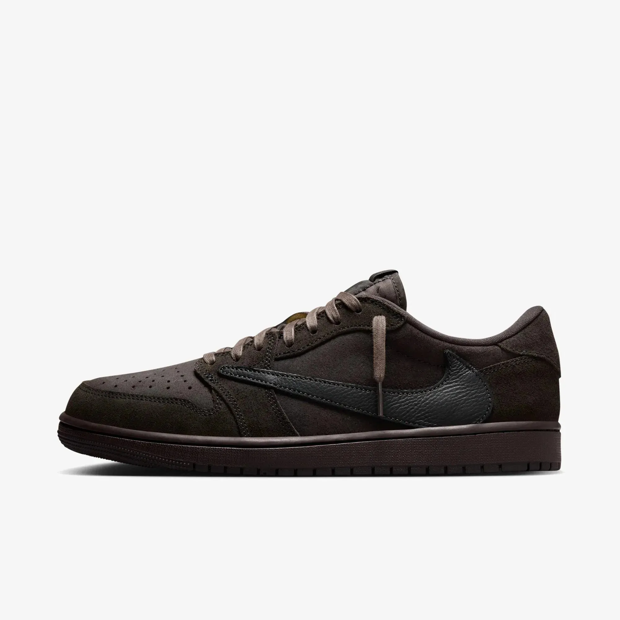 Light Fabric Comfortable Foot Support (Men's) Air Jordan 1 Low OG SP x Travis Scott 'Velvet Brown' (2024) DM7866-202