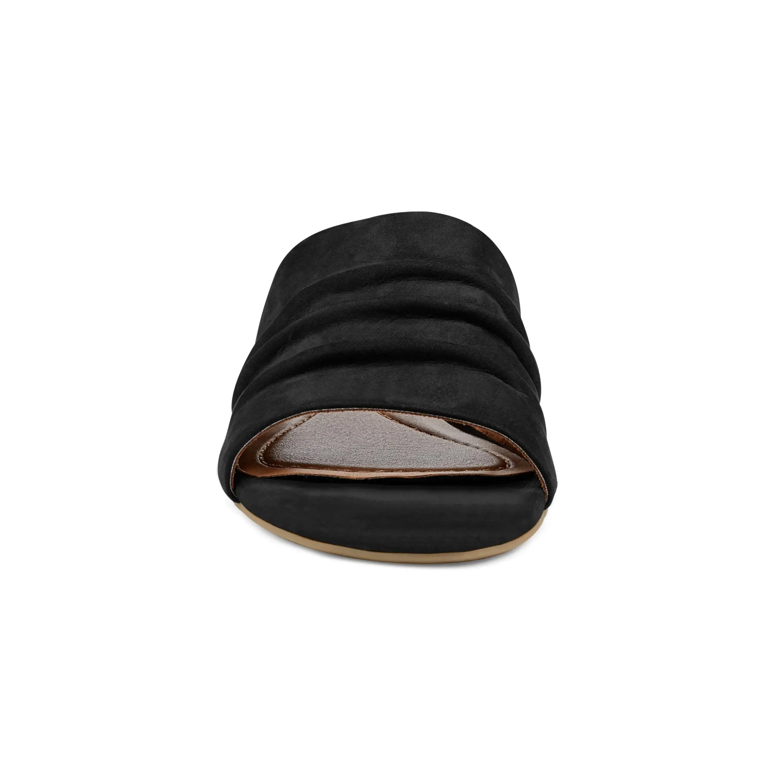 Talma Ruched Flat Slip-On Sandals Flexible Outdoor Shoes