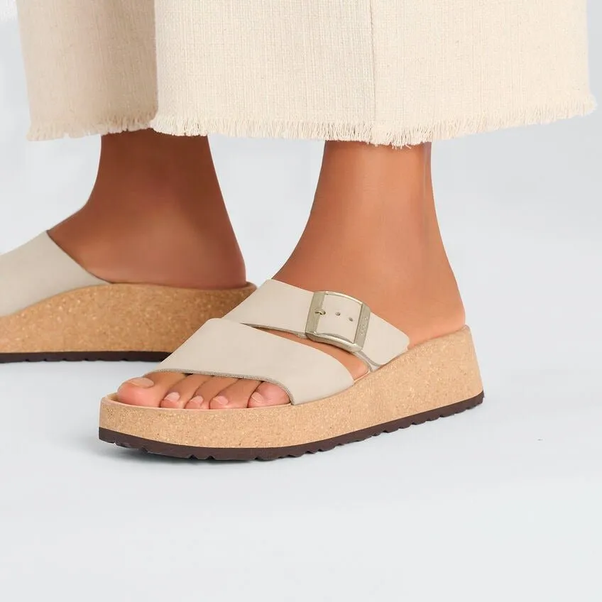 Almina | Nubuck | Sandcastle Textured Finish Comfort Layer