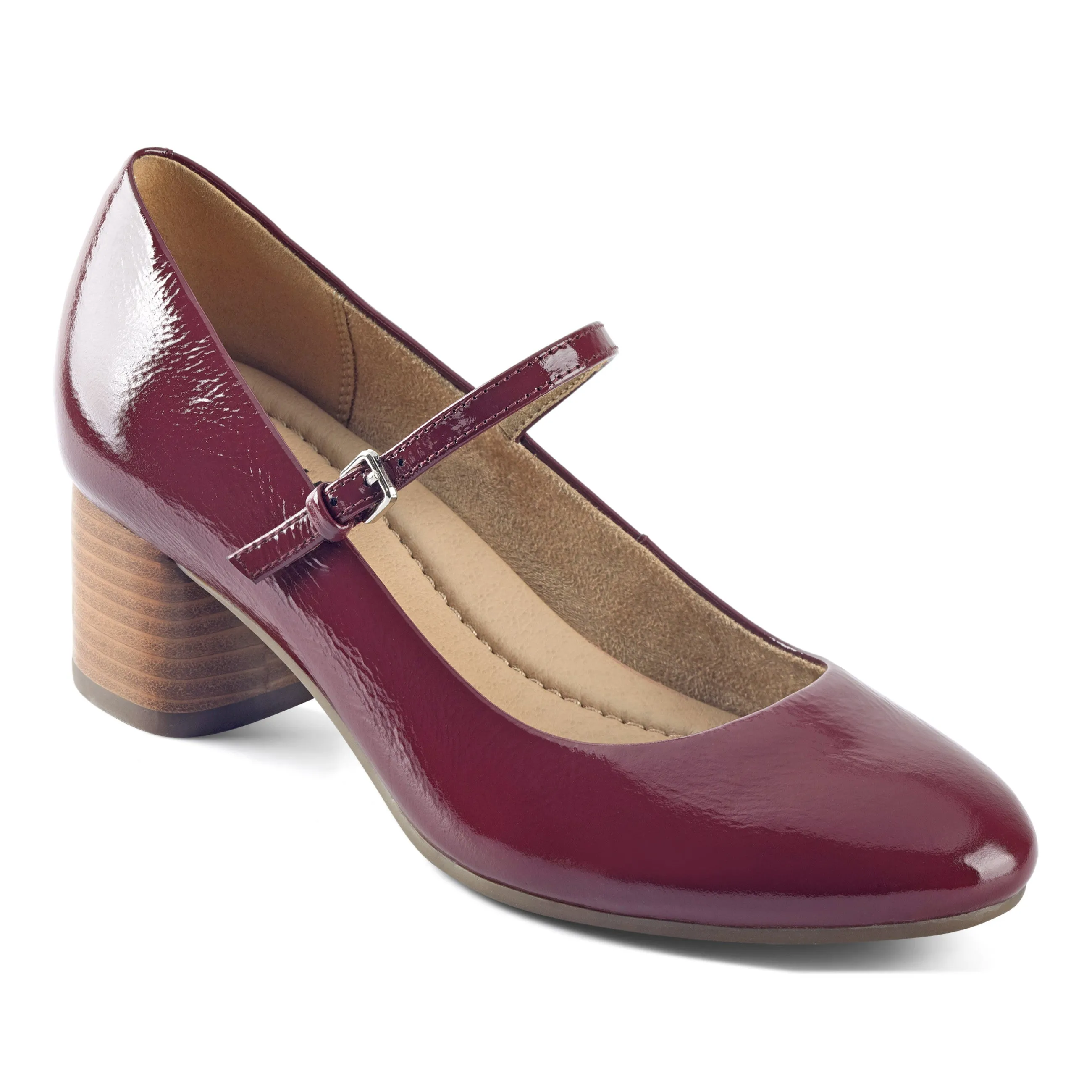 Slip Safe Coastal vibe Rumer Mary Jane Block Heel Dress Pumps