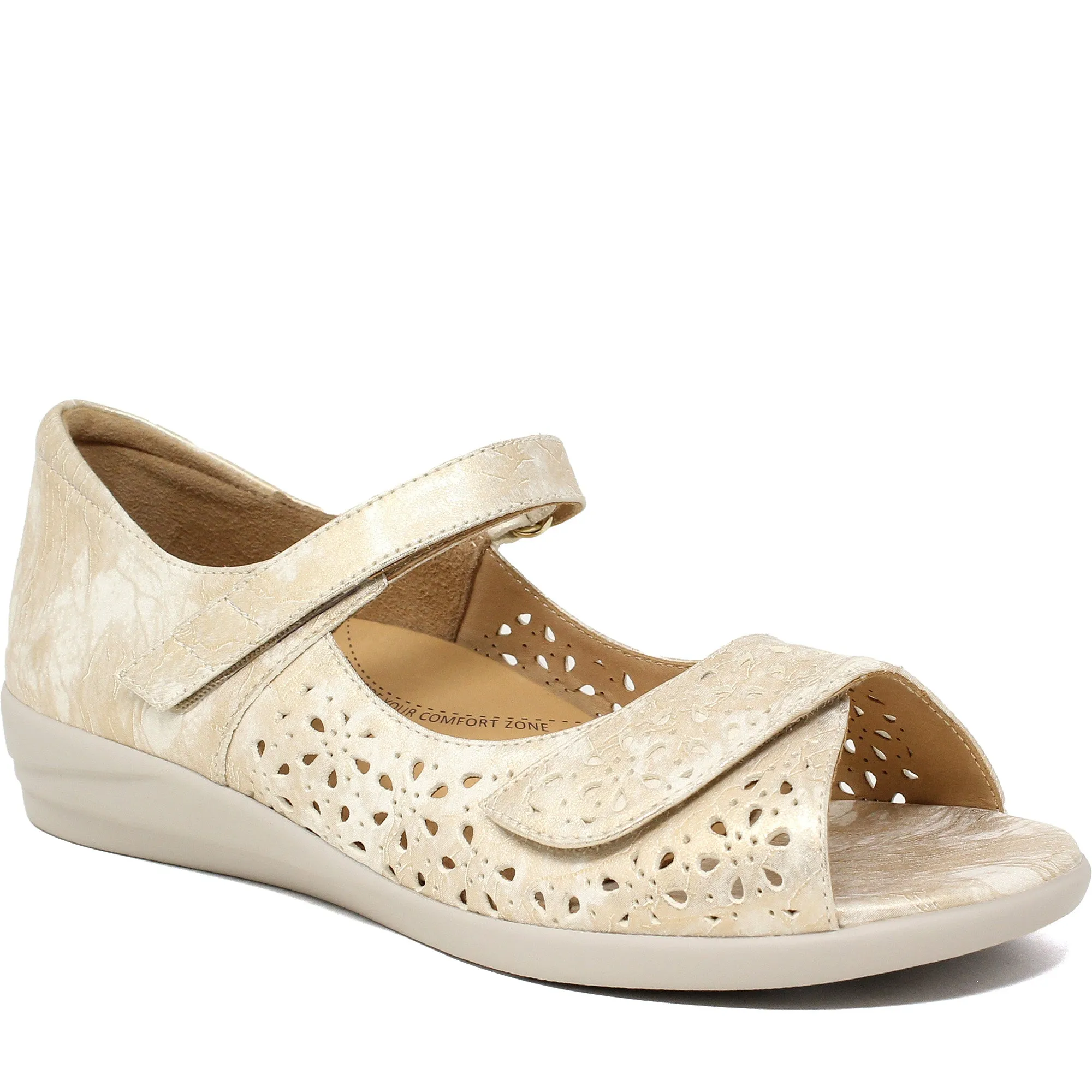 Daffodil-W Road grip Leather Upper