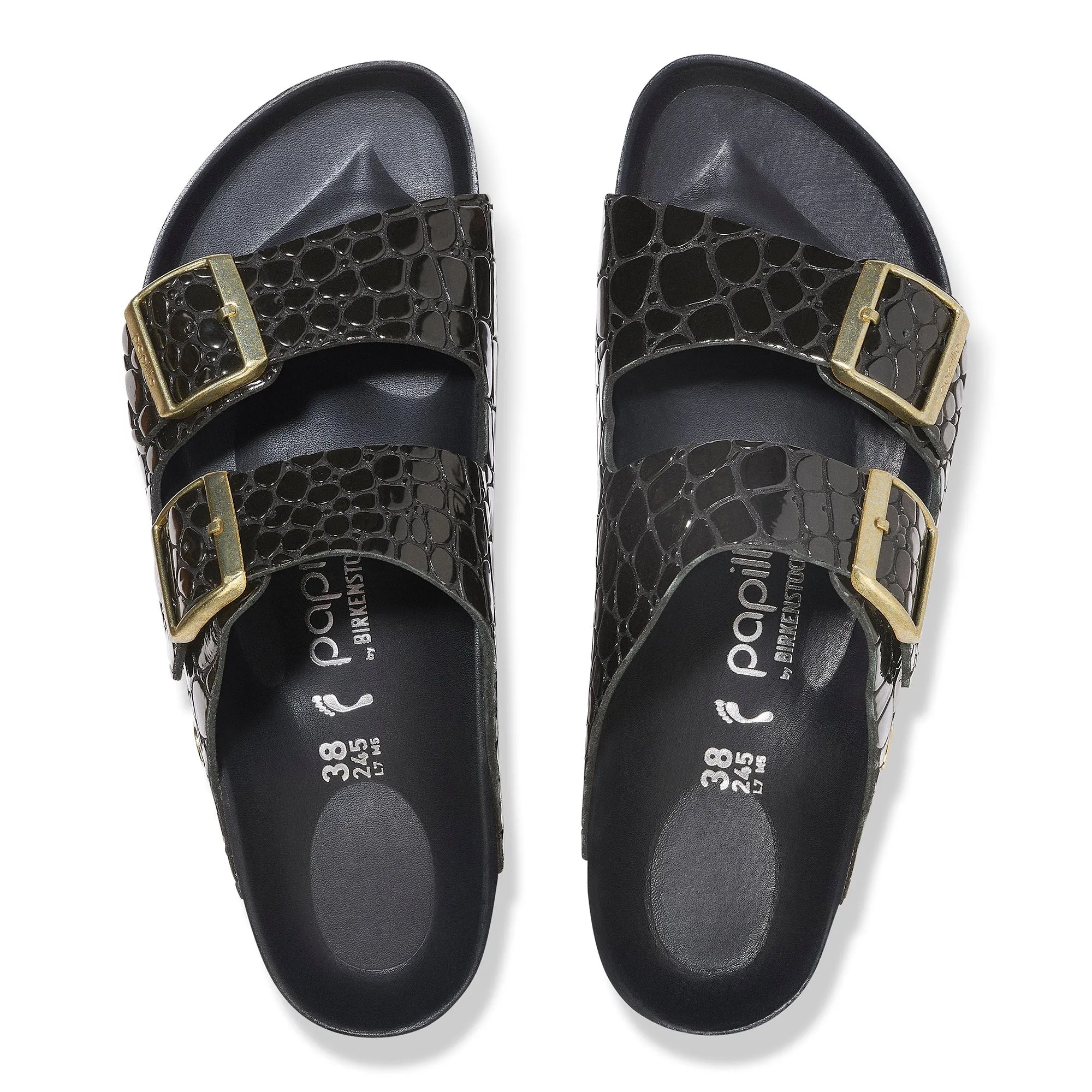 Arizona Platform | Patent | Black Croc Winter Ready All around comfort