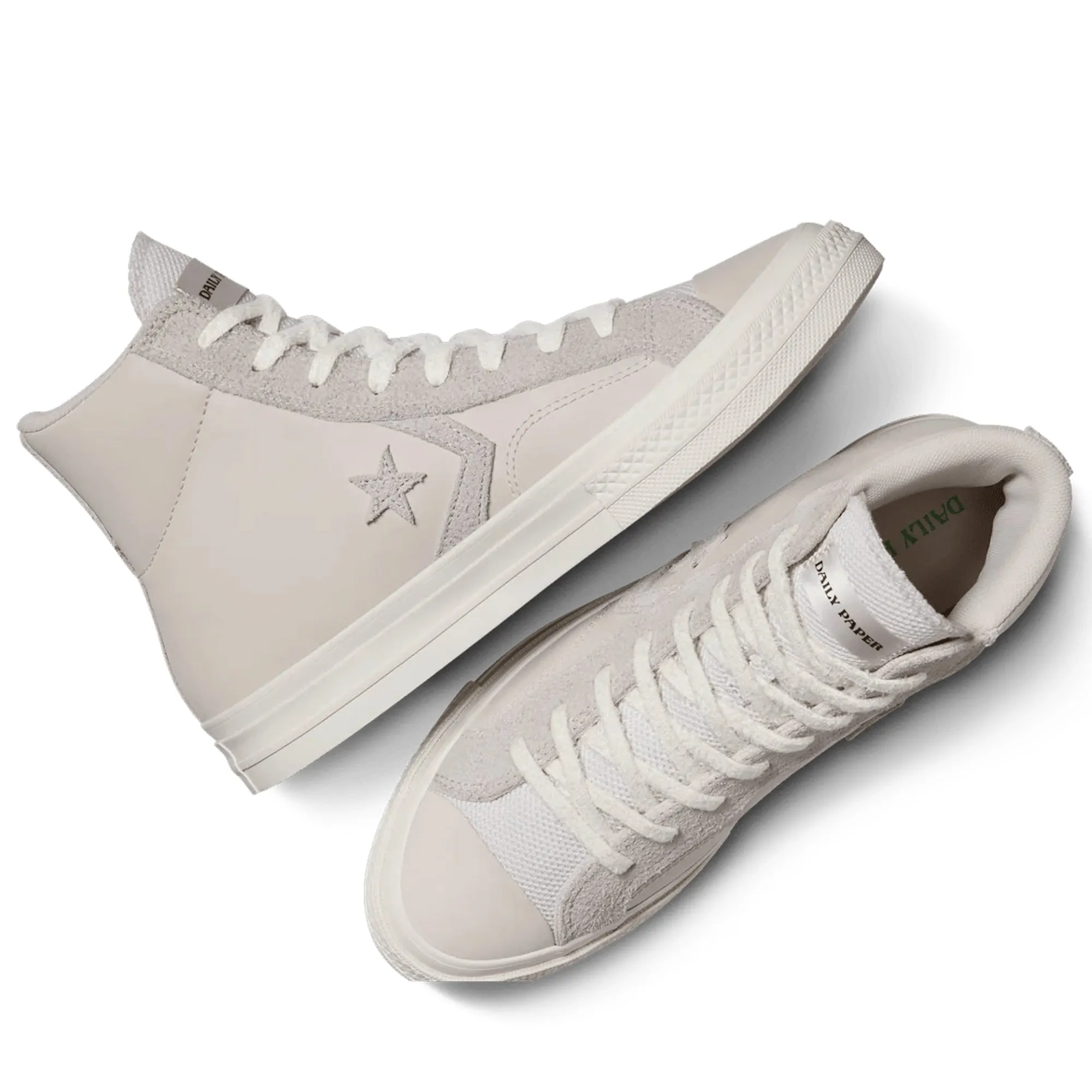 Daily Paper x Converse Star Player 76 Hi - White Sand/Egret Quick Fit