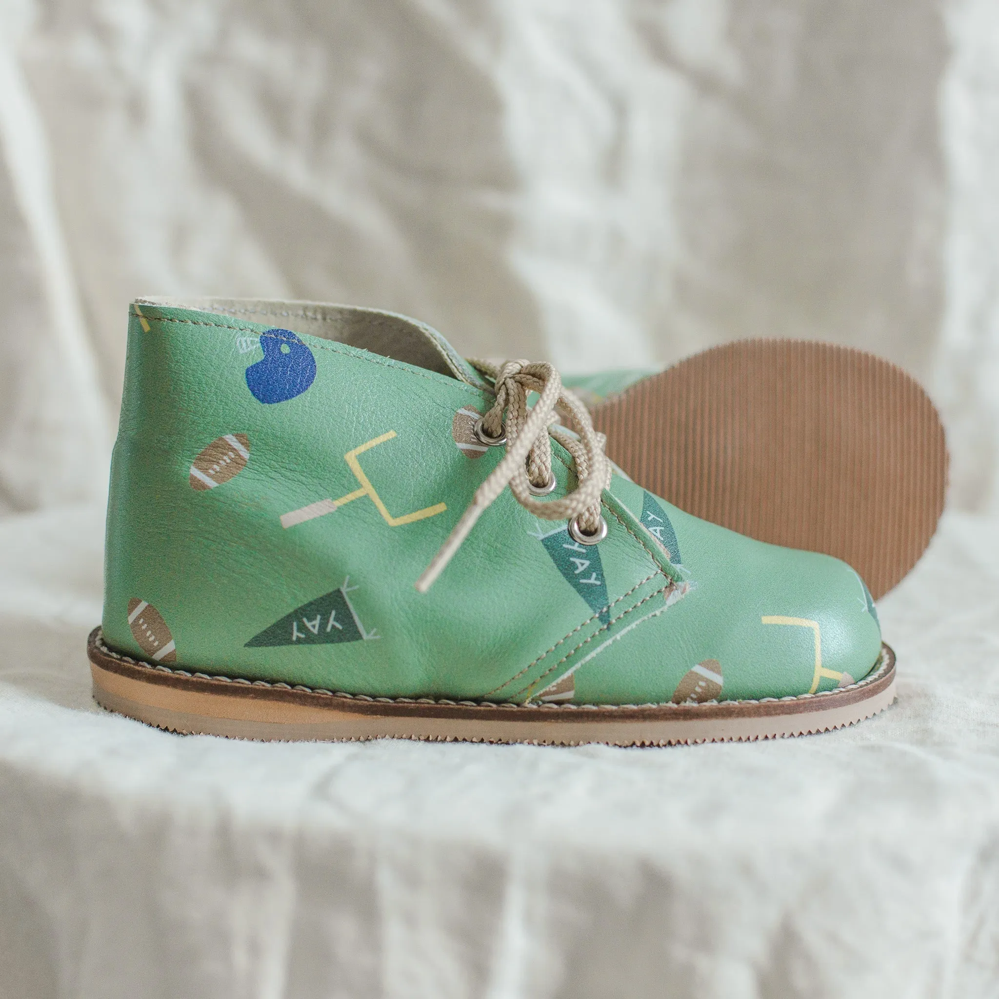 Desert Boot - Football Print Durable Shell Stylish Explorer