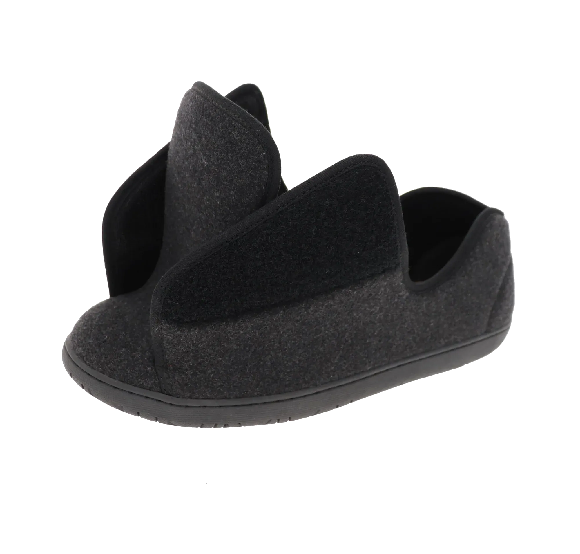 Doctor 2 Black Wool Slipper Urban Living