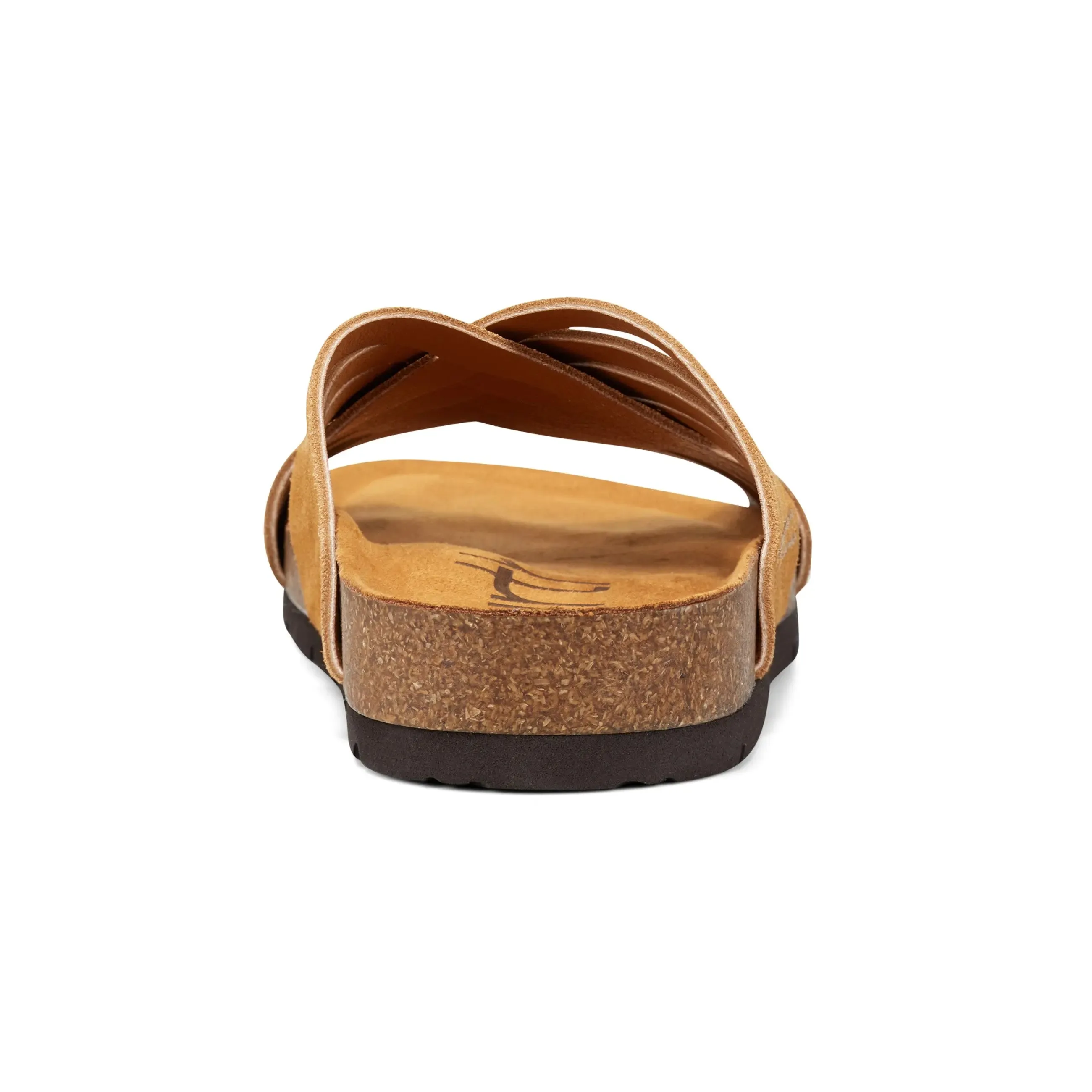 Earth Hue Relaxed Look Atlas Square Toe Slip-on Strappy Casual Sandals