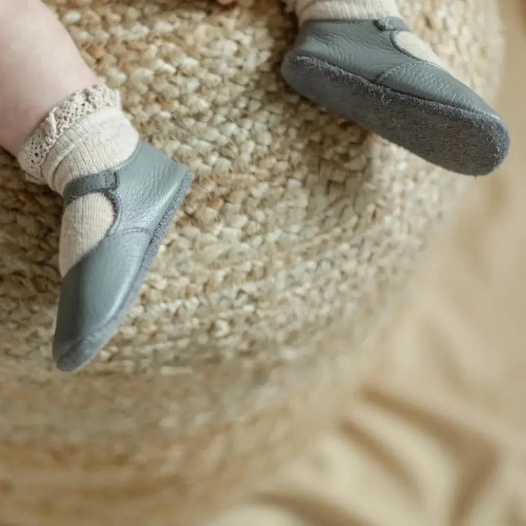 Ergonomic Design Step Tall Soft Soled Mary Jane - Heron