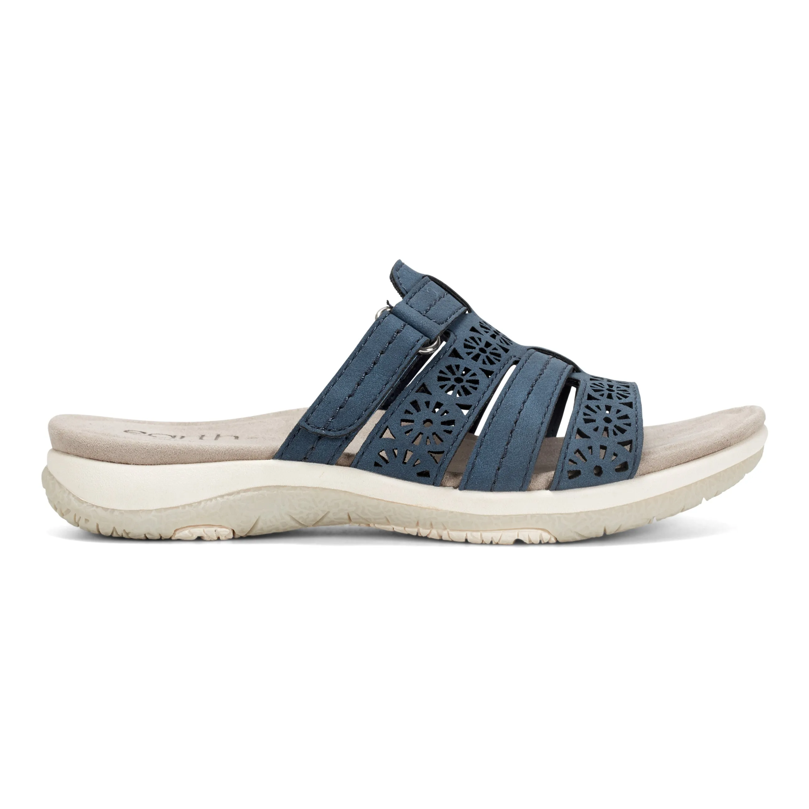 Sinci Square Toe Slip-on Casual Sandals Open Frame