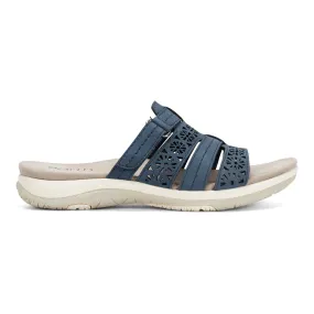 Sinci Square Toe Slip-on Casual Sandals Open Frame