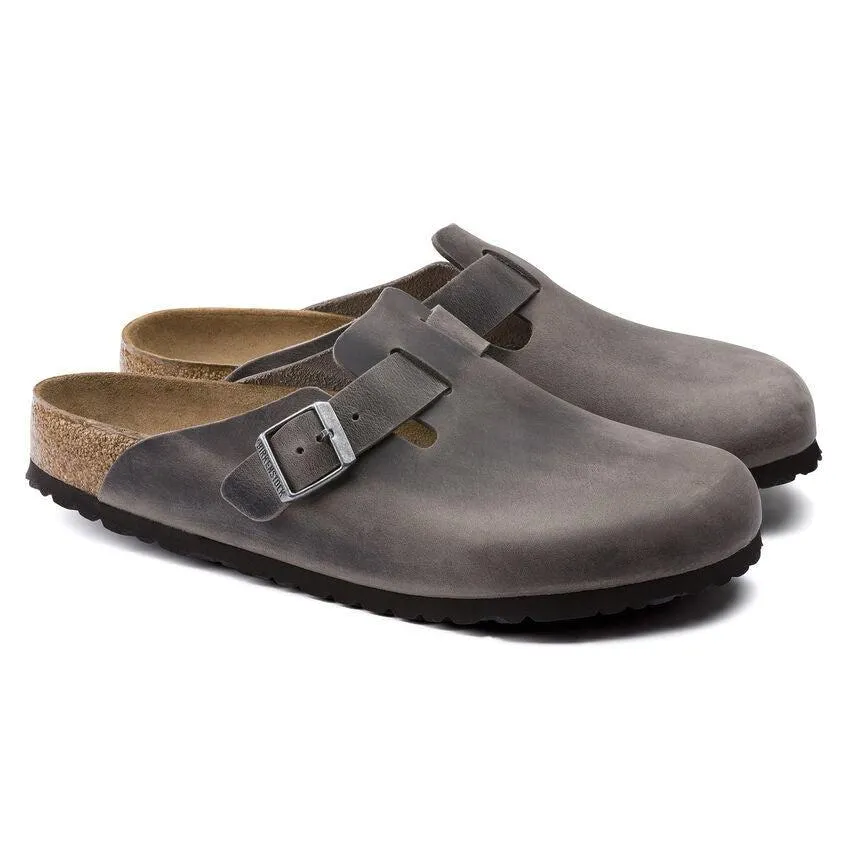 Practical Wear Mid Season Boston | Soft Footbed | Oiled Leather | Iron