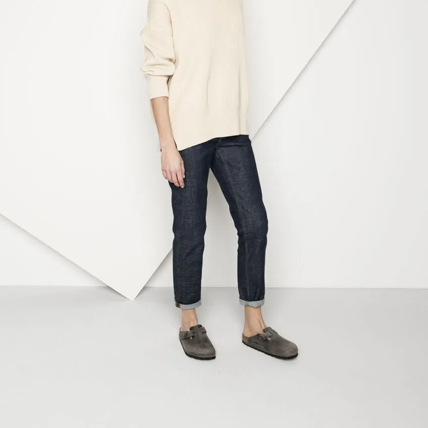 All Day Wear High Comfort Fit Boston | Soft Footbed | Oiled Leather | Iron