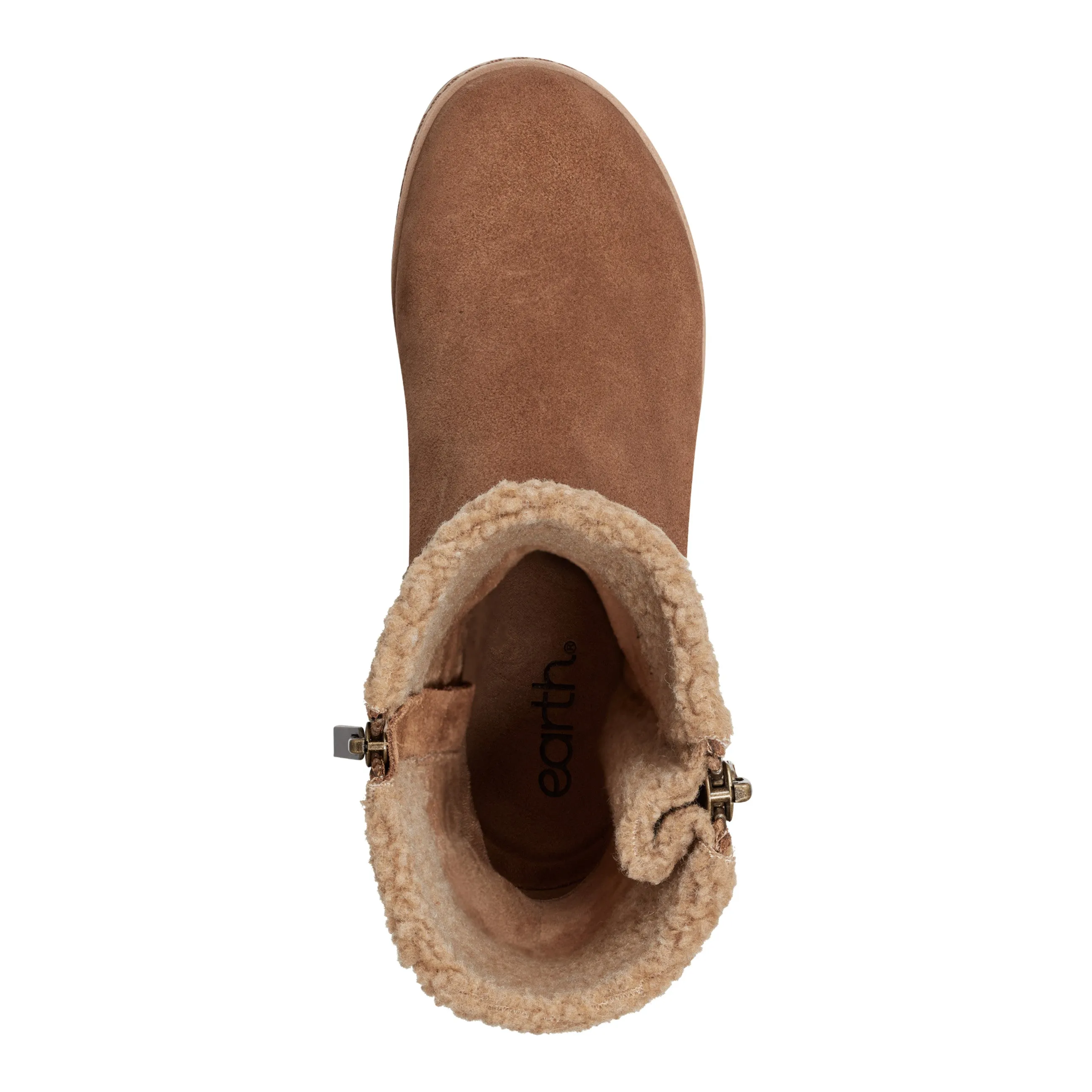 Hyland Water Repellent Round Toe Flat Casual Booties Effortless Style