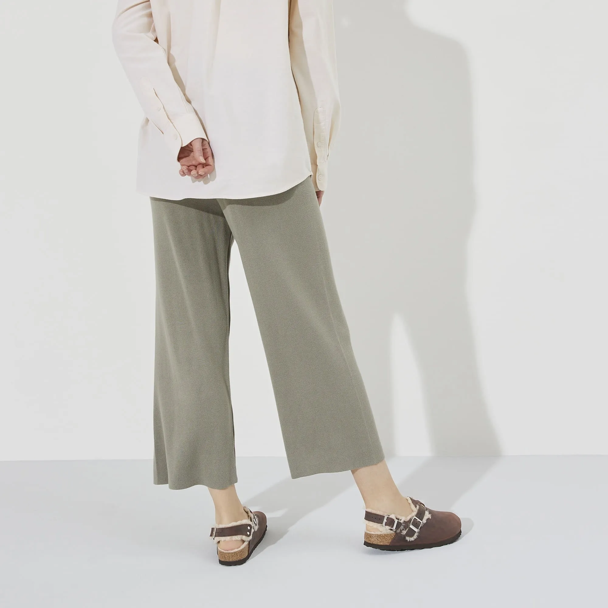 Outdoor Mood Chic outerwear Tokio | Oiled Leather/Shearling | Habana Brown