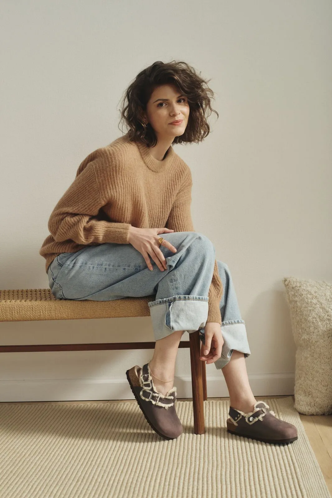 Layer Ready Look Tokio | Oiled Leather/Shearling | Habana Brown