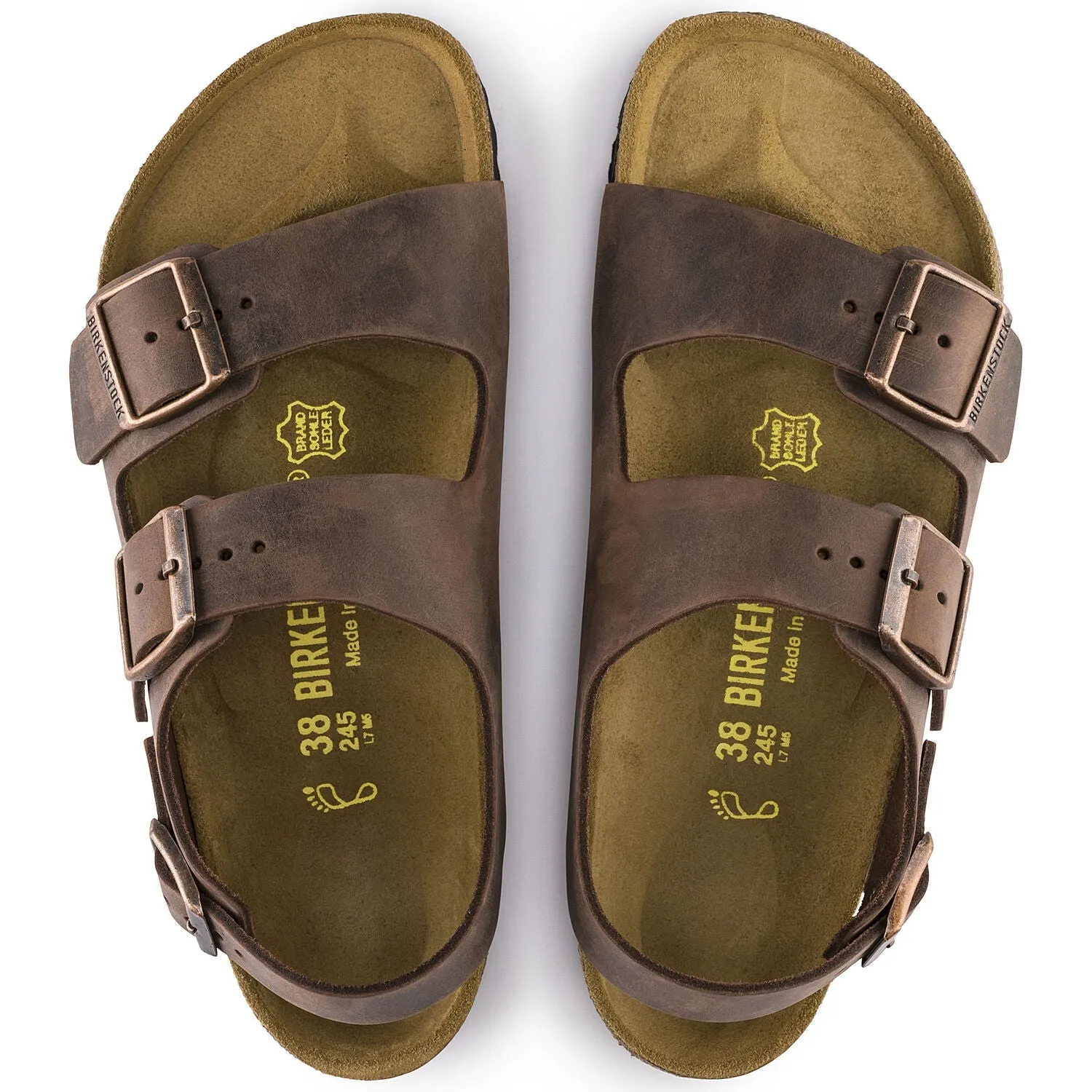 Outdoor Ready Sandals Style Ready Shoes Milano | Oiled Leather | Habana Brown