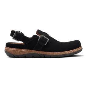 Vegan Material Elmonte Round Toe Slingback Clogs