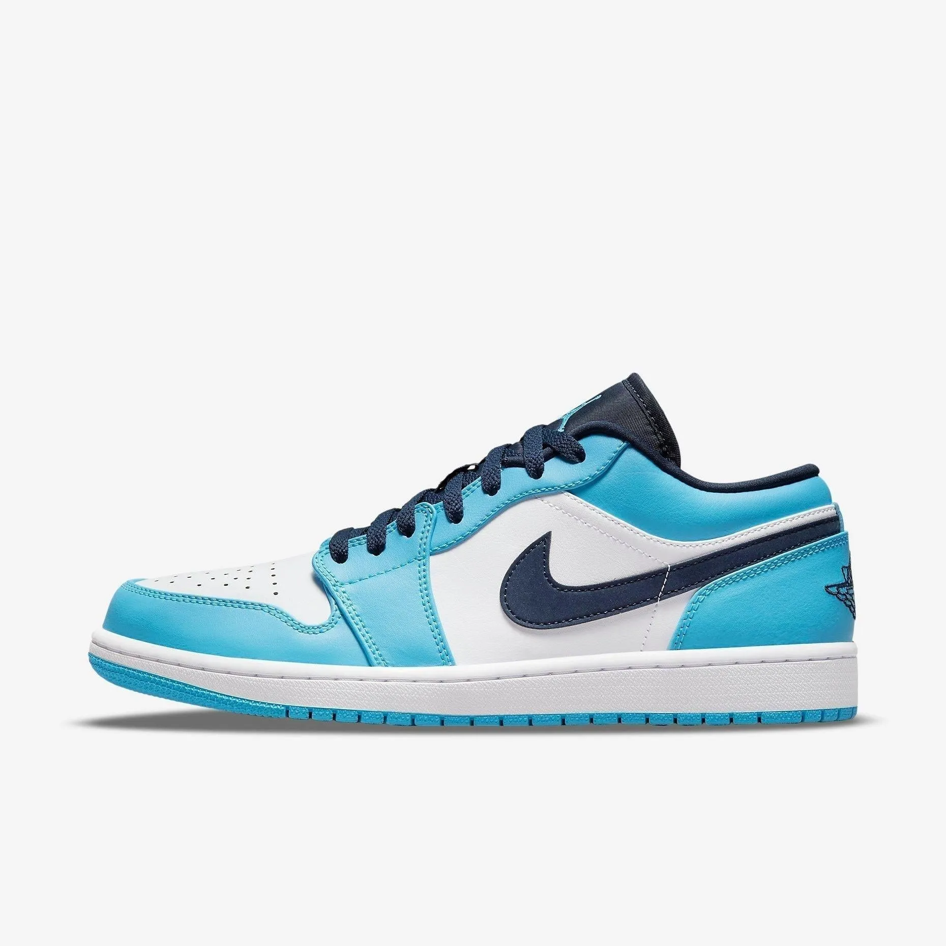 (Men's) Air Jordan 1 Low 'UNC' (2021) 553558-144 Shock Diffusing Platform