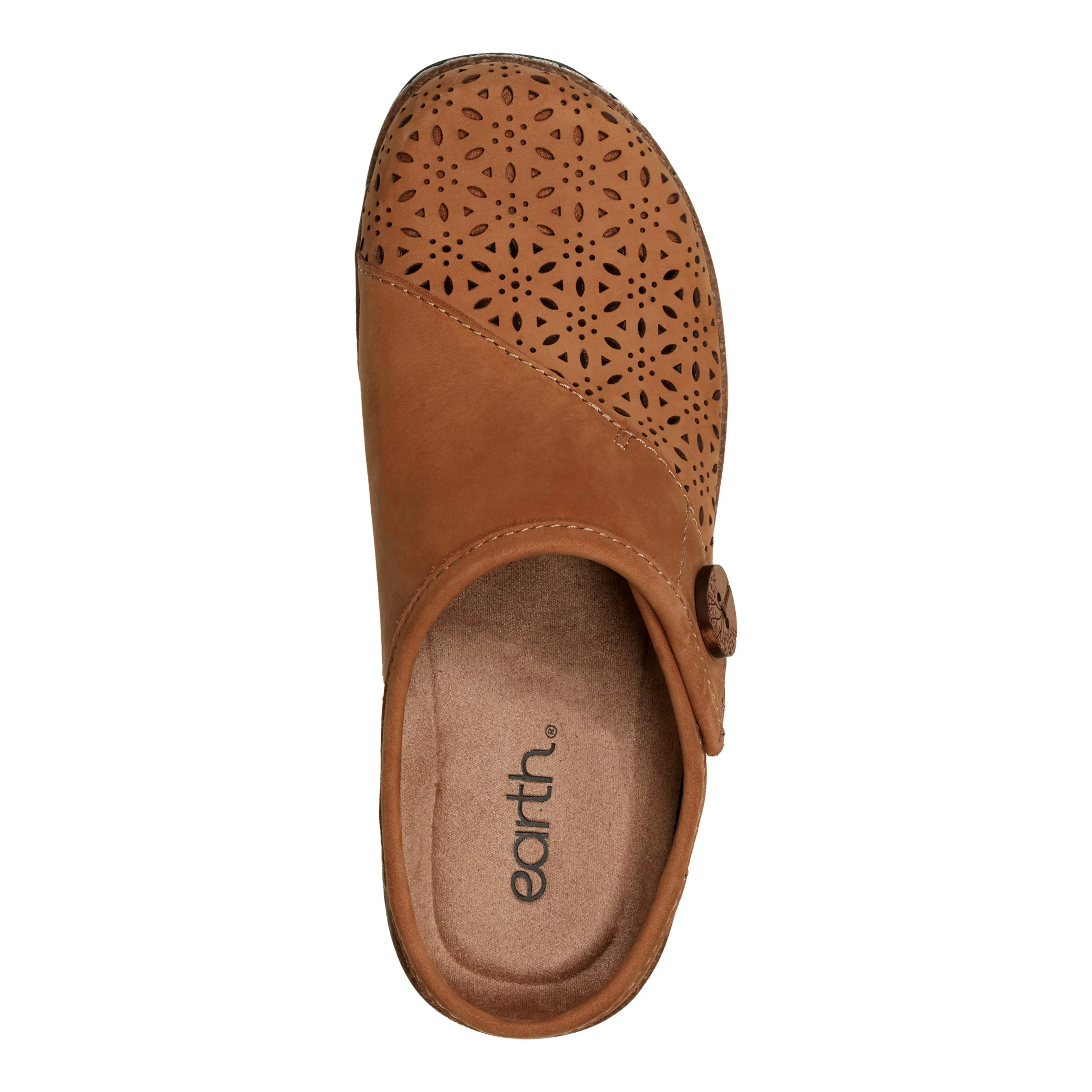 Erinn Round Toe Casual Slip-on Flat Clogs Ground Hug Everyday Walking Comfort