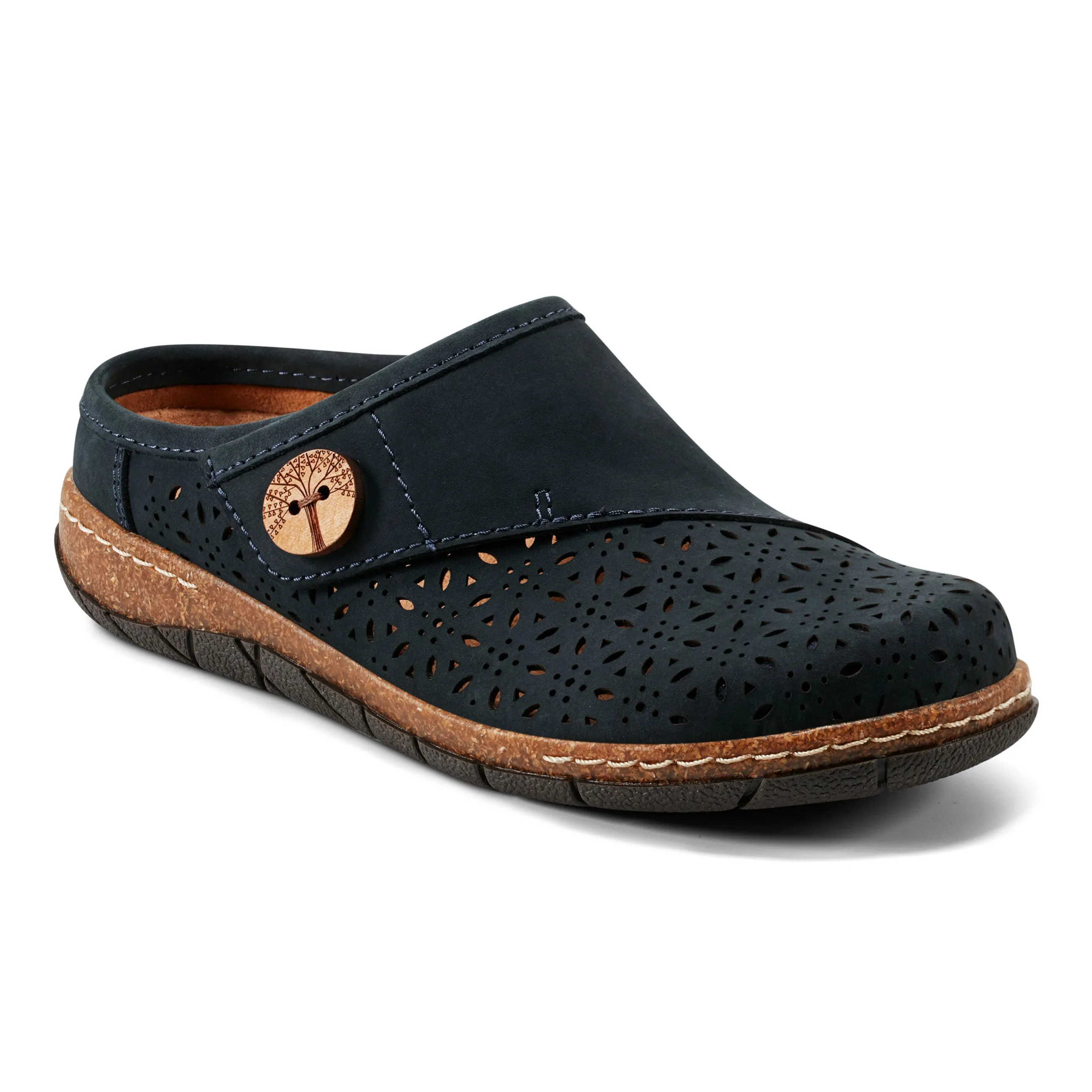 Walk Steady Effortless Walk Erinn Round Toe Casual Slip-on Flat Clogs