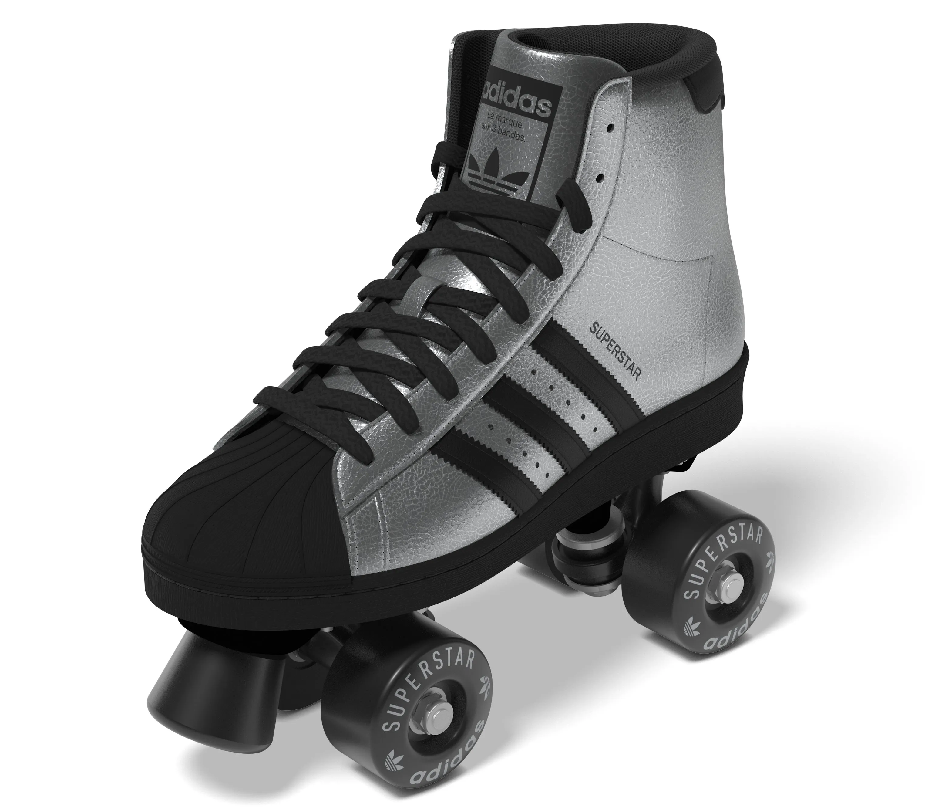 adidas Superstar 82 Rollerskate Grey/Silver Metallic/Core Black/Footwear White JH5522 Free Soul Bright Gold