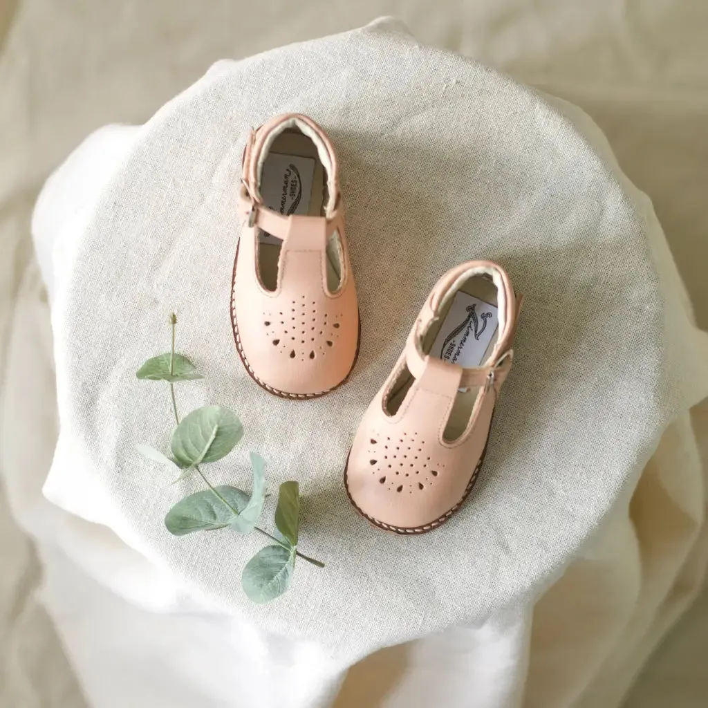 Greta T-Strap - Pink Shell Party - worthy kids' shoes