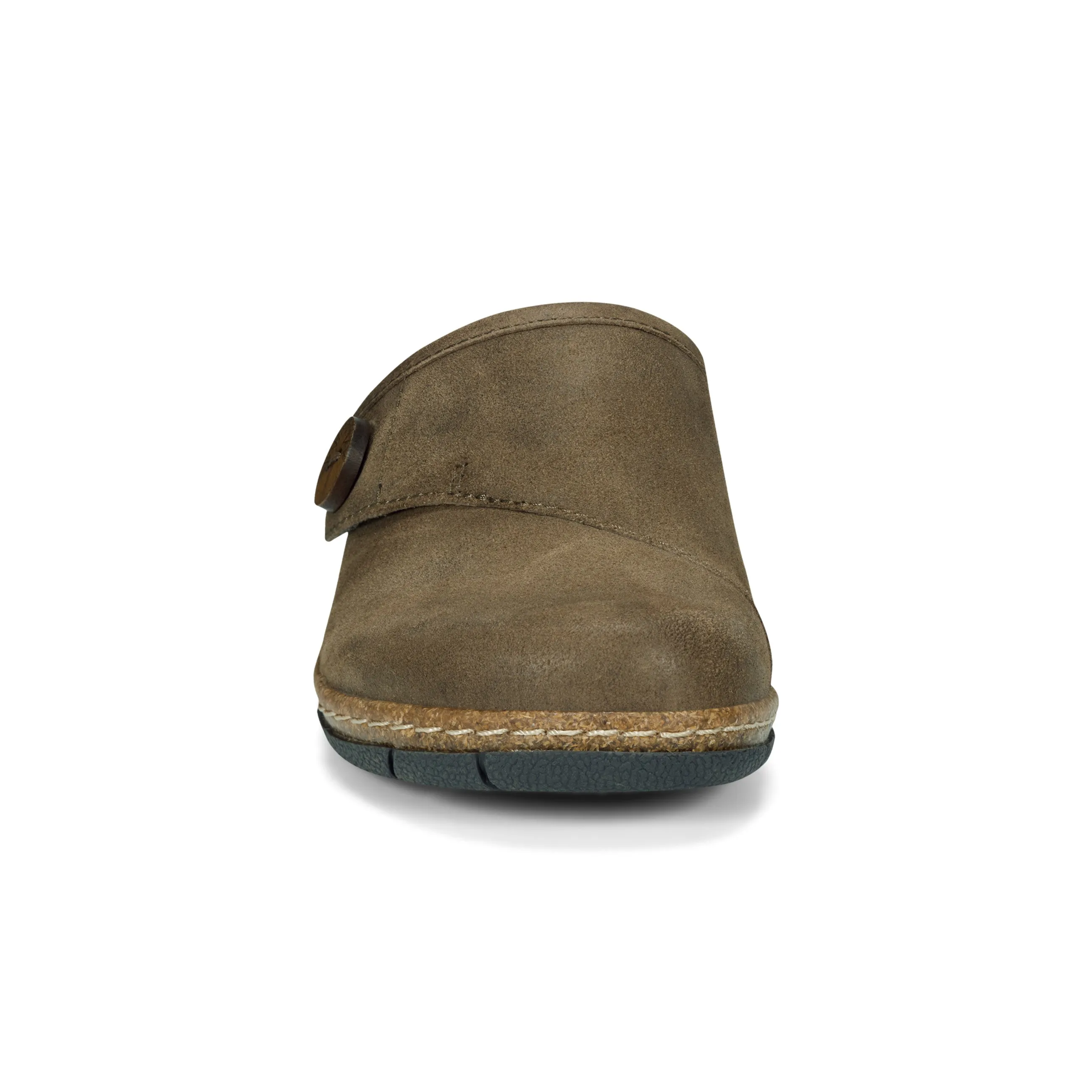 All Sure Ezra Round Toe Casual Slip-on Flat Clogs