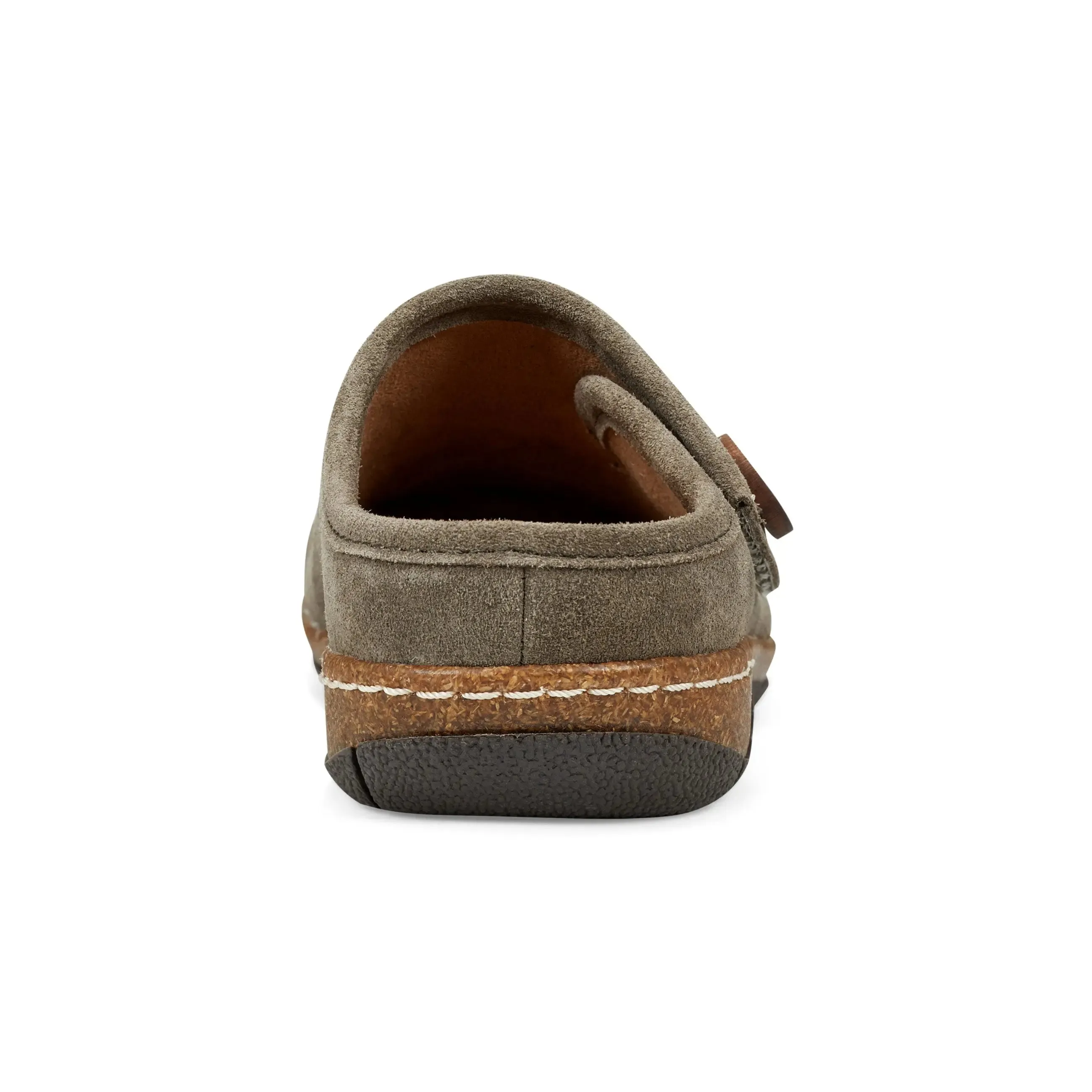 Ezra Round Toe Casual Slip-on Flat Clogs Street View Local Walk