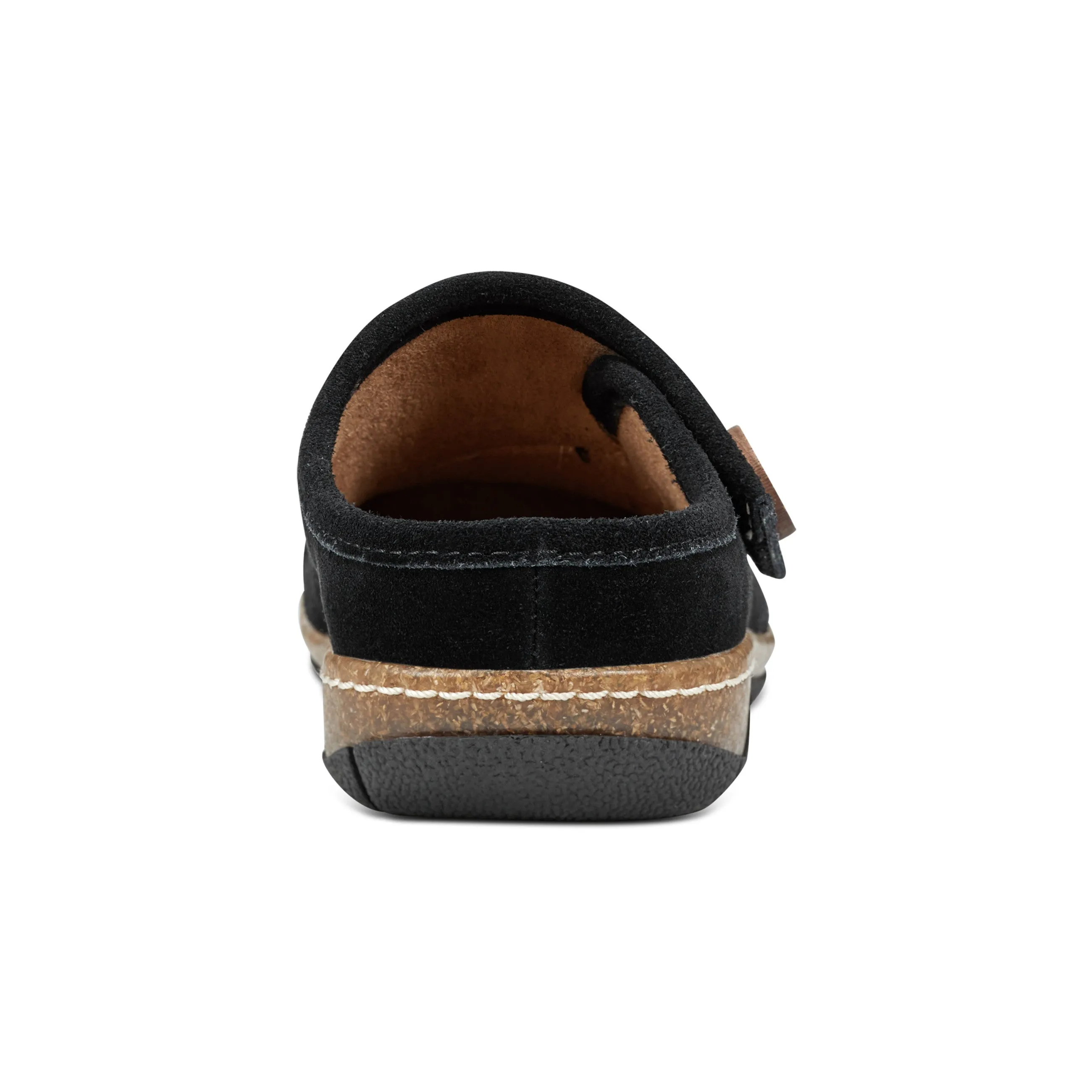 Ezra Round Toe Casual Slip-on Flat Clogs Toe Smooth Toe Power