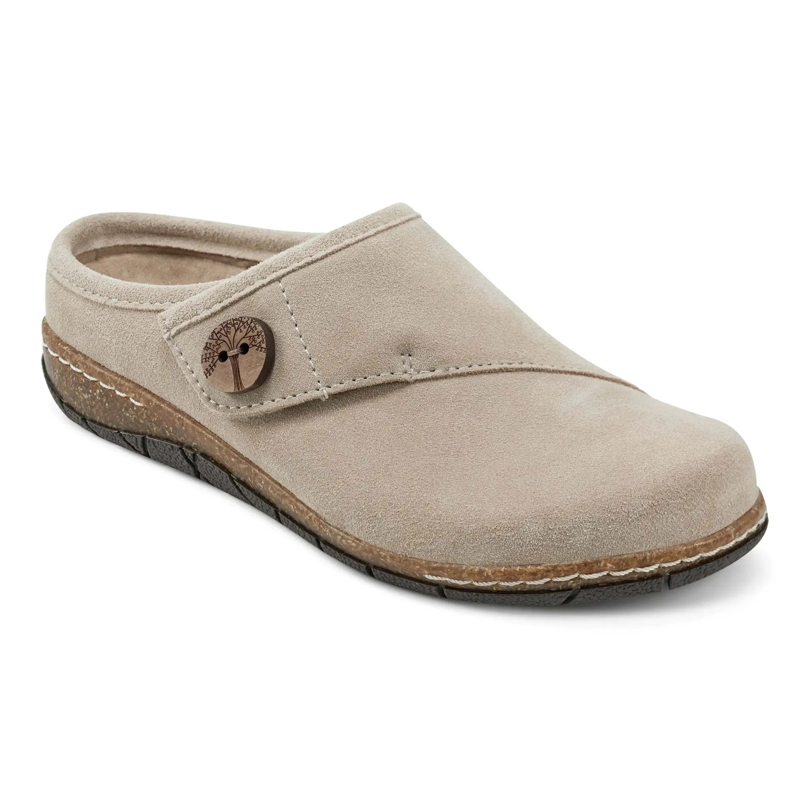 Ezra Round Toe Casual Slip-on Flat Clogs Urban Sleek