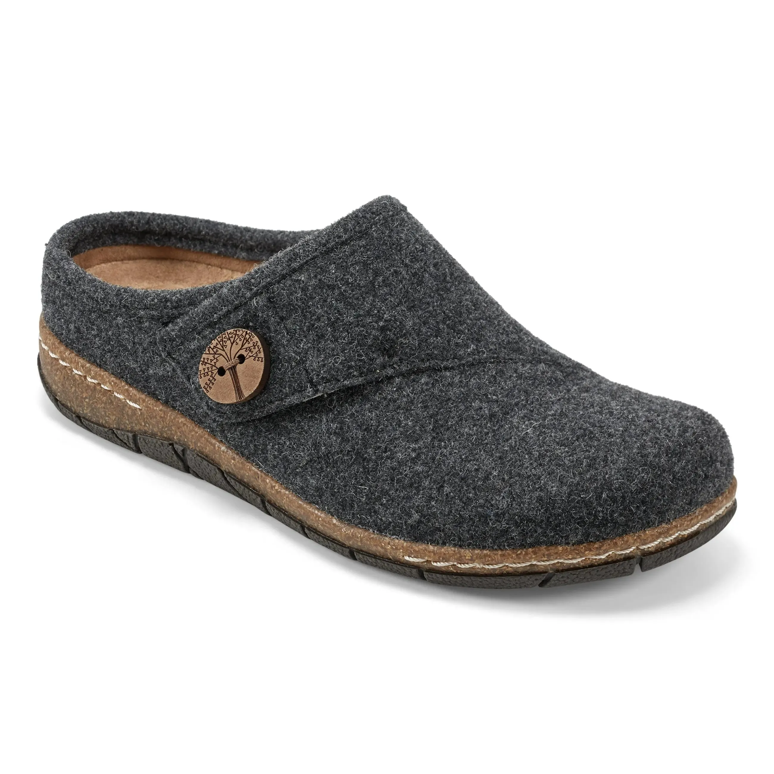 Ezra Round Toe Casual Slip-on Flat Clogs Youth Edge