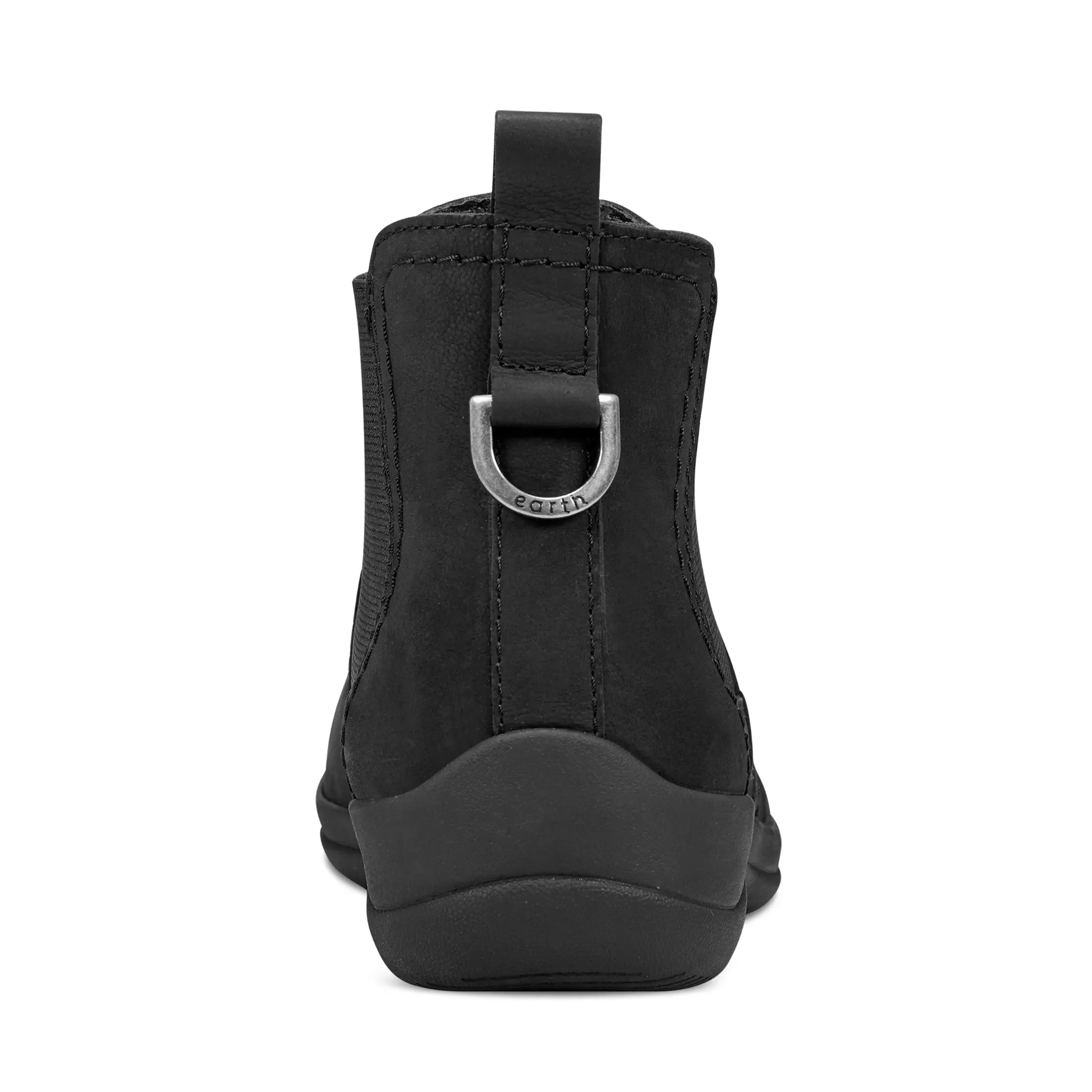 Faine Round Toe Casual Slip-on Flat Booties Slip Resistant Sole No Laces