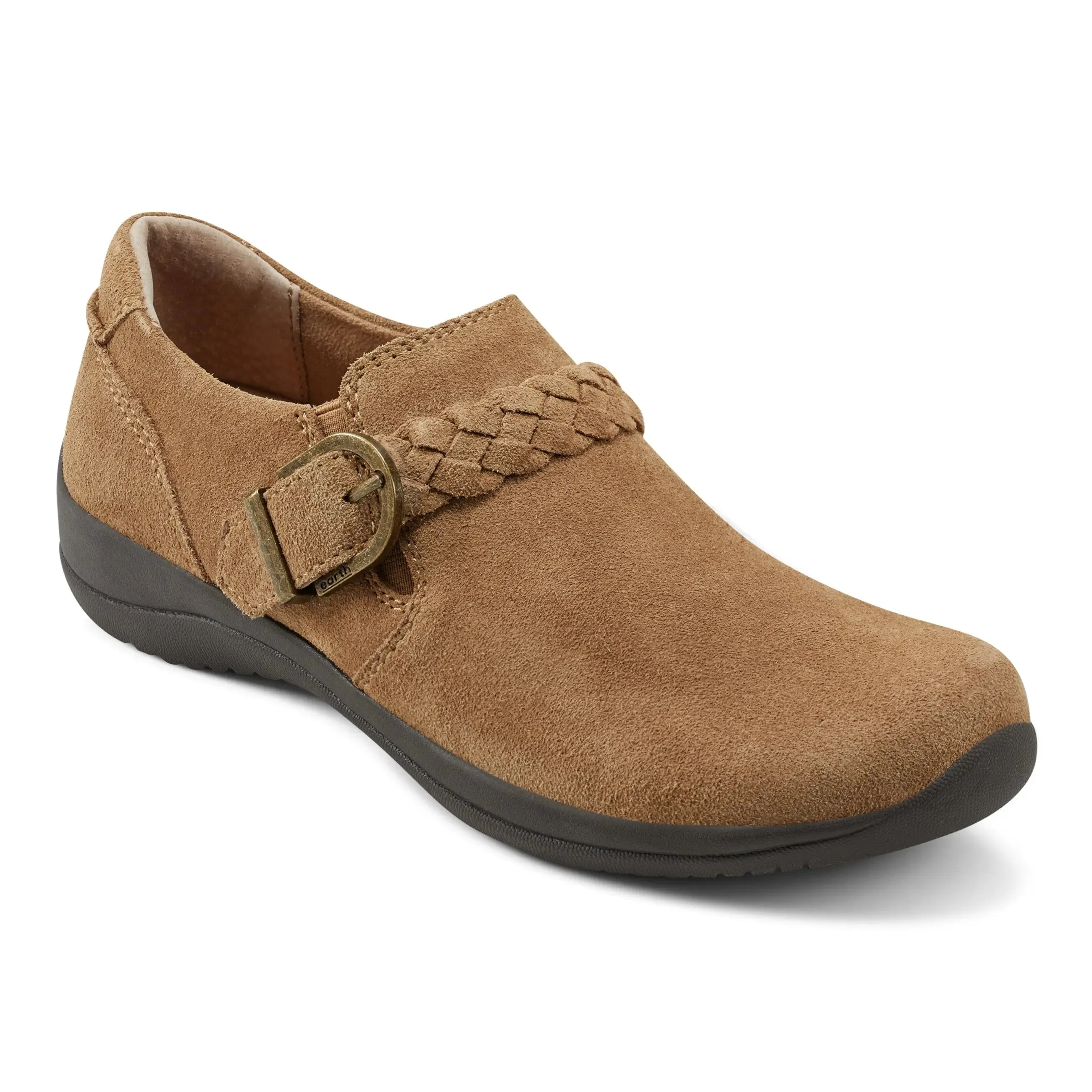 Relaxed Cushioning Everyday Walking Comfort Farage Round Toe Casual Slip-on Flats