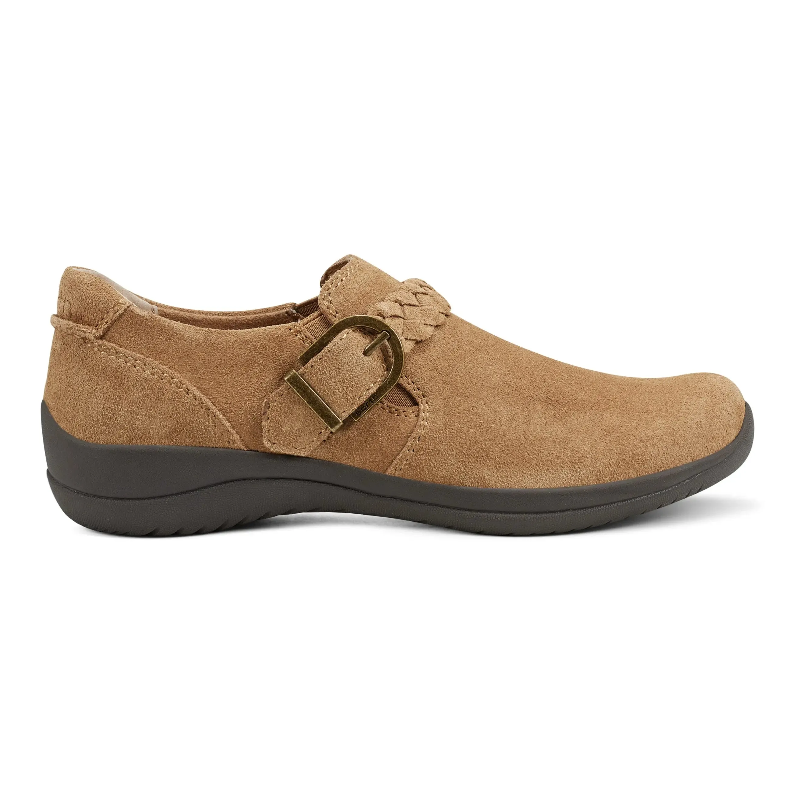 subtle style Farage Round Toe Casual Slip-on Flats