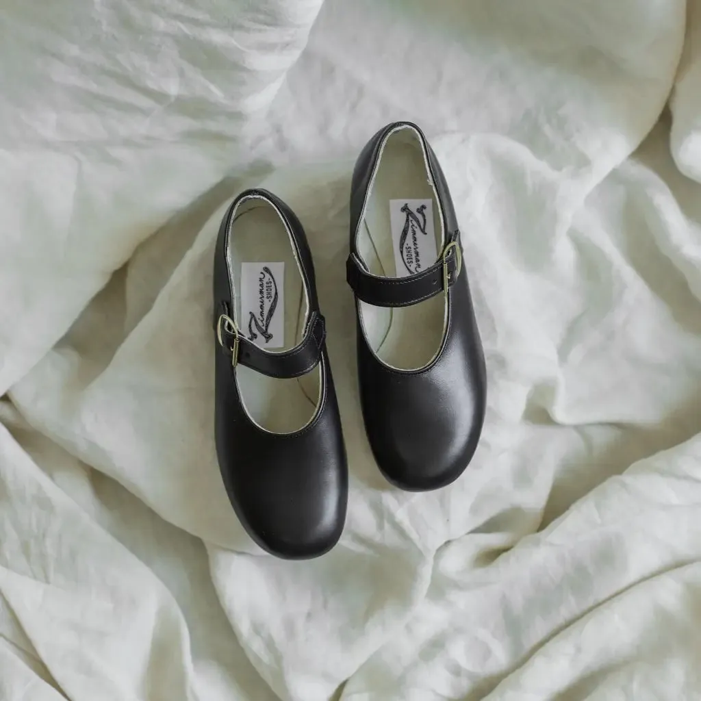 On Trend Piper Youth Mary Jane - Black