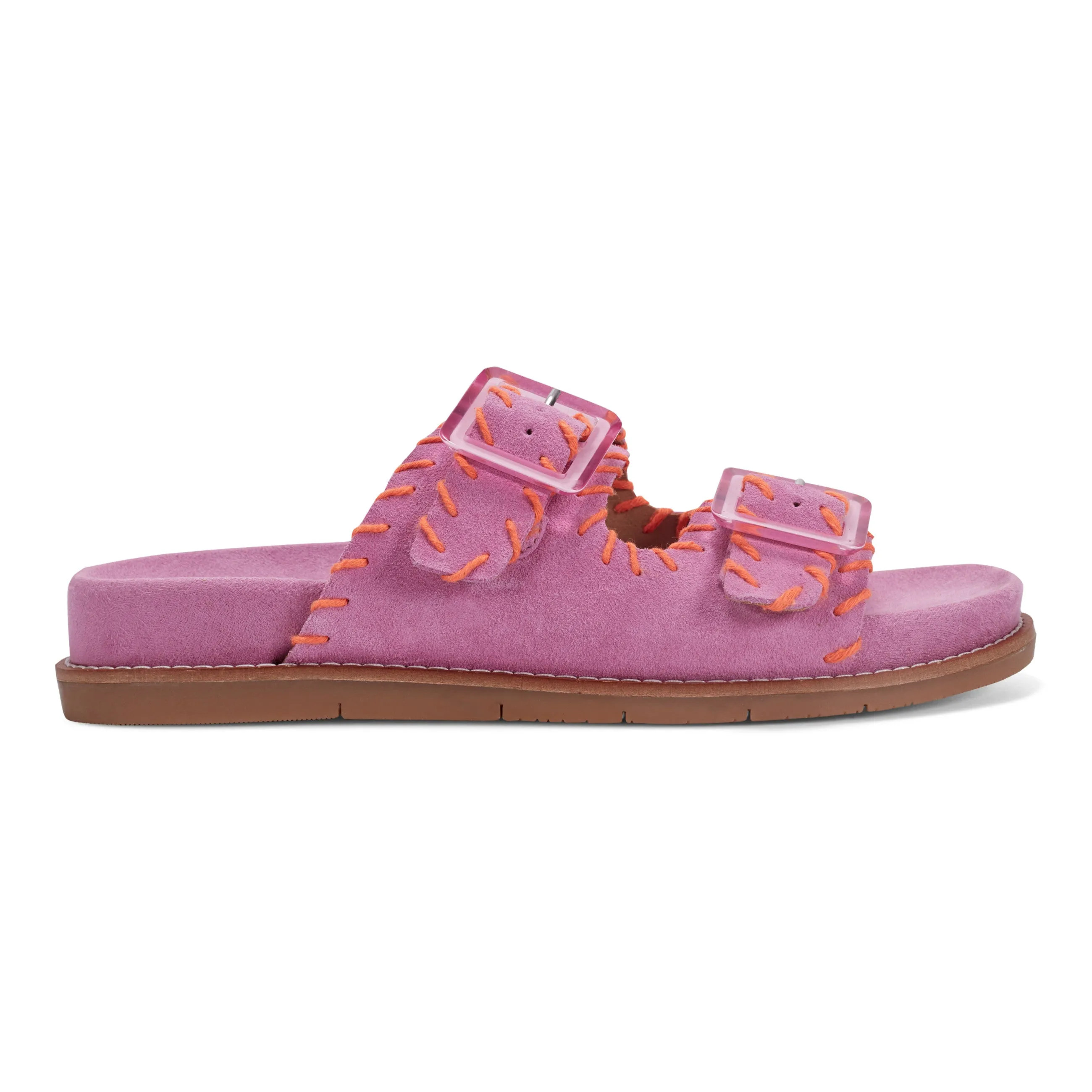 Breathable Lining Fausto Round Toe Casual Flat Strappy Sandals