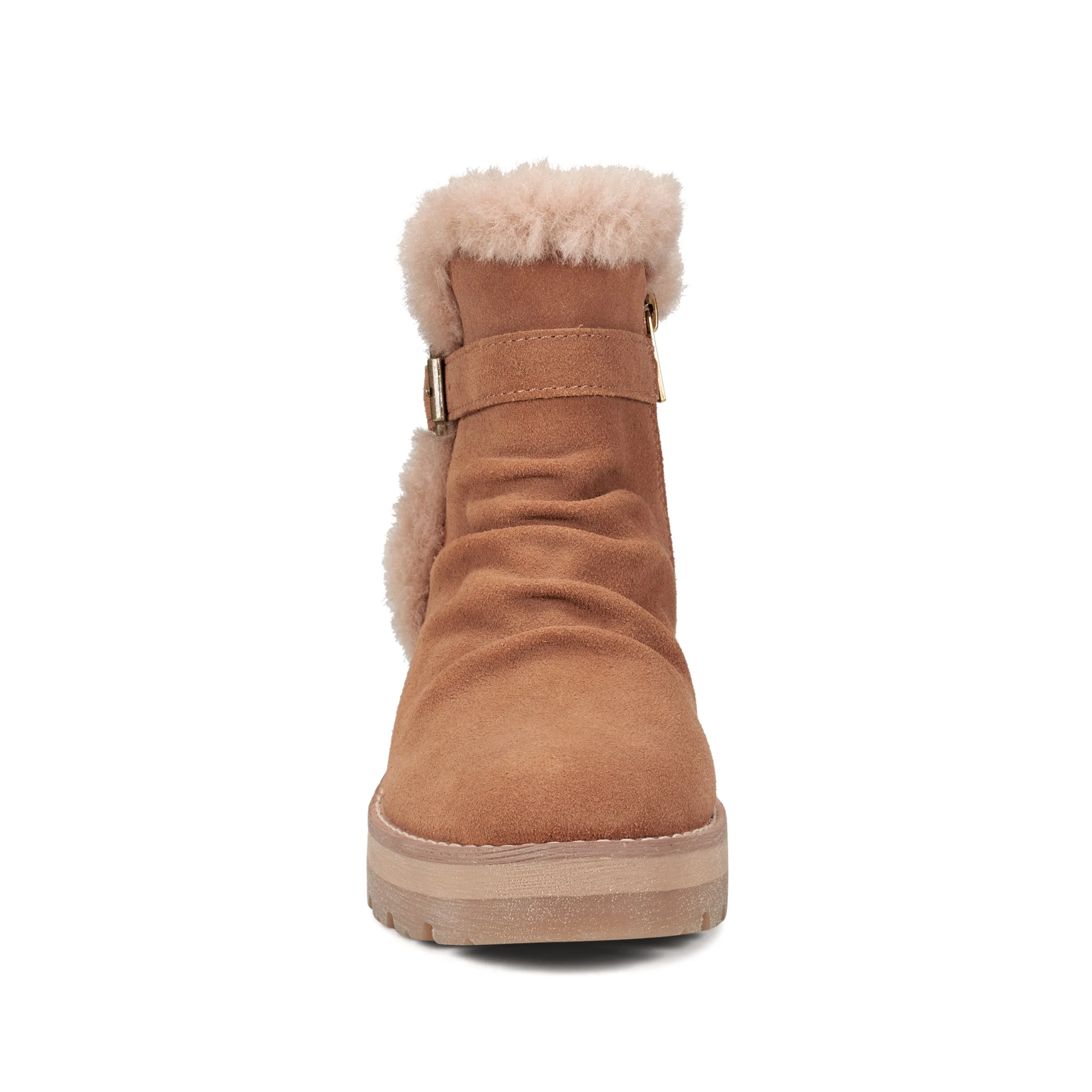 Yara Waterproof Lug Sole Casual Ankle Booties Flexible Construction