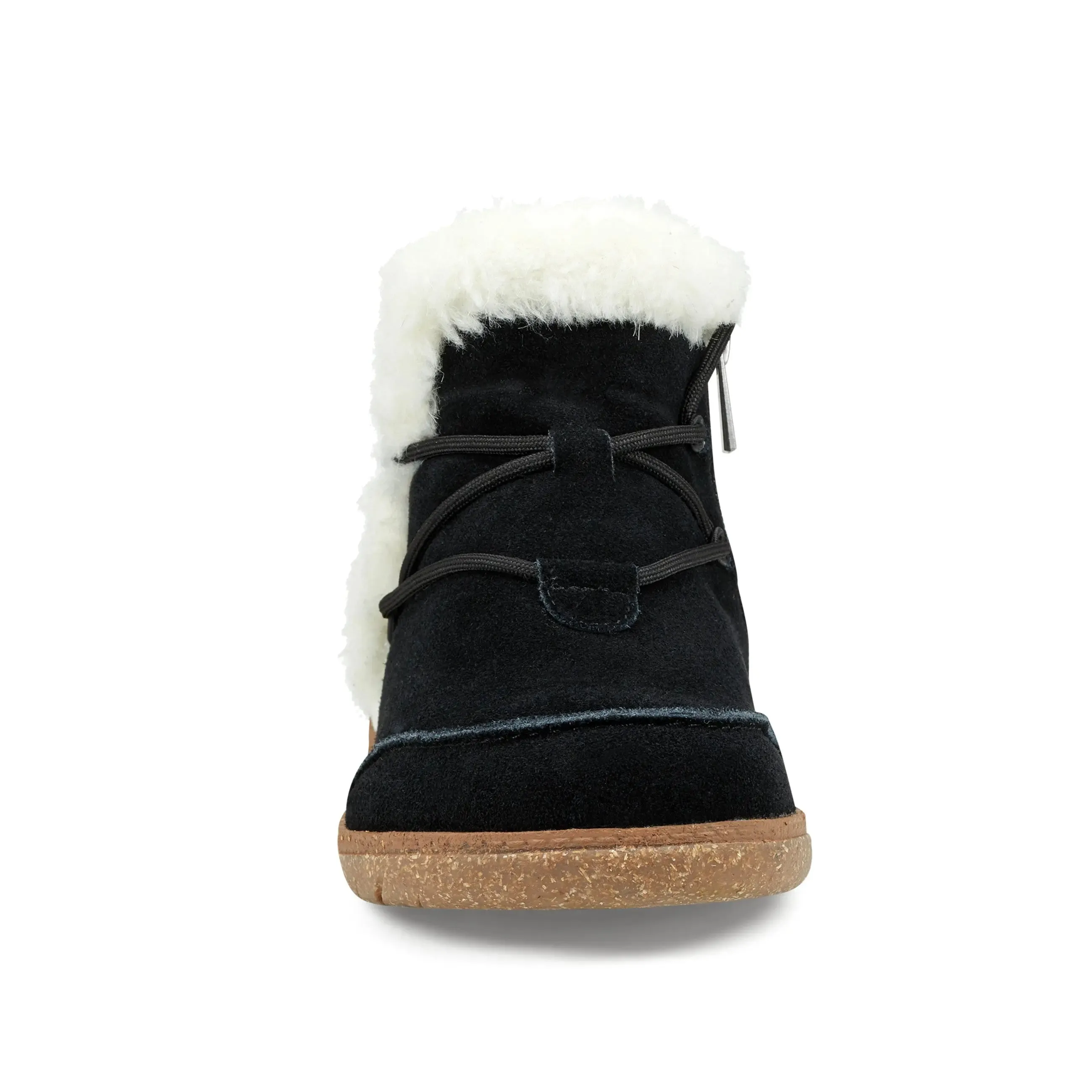 Fleet Cold Weather Lace-up Casual Booties Shock Absorbing Winter Walker Quick Drying Snowy Path