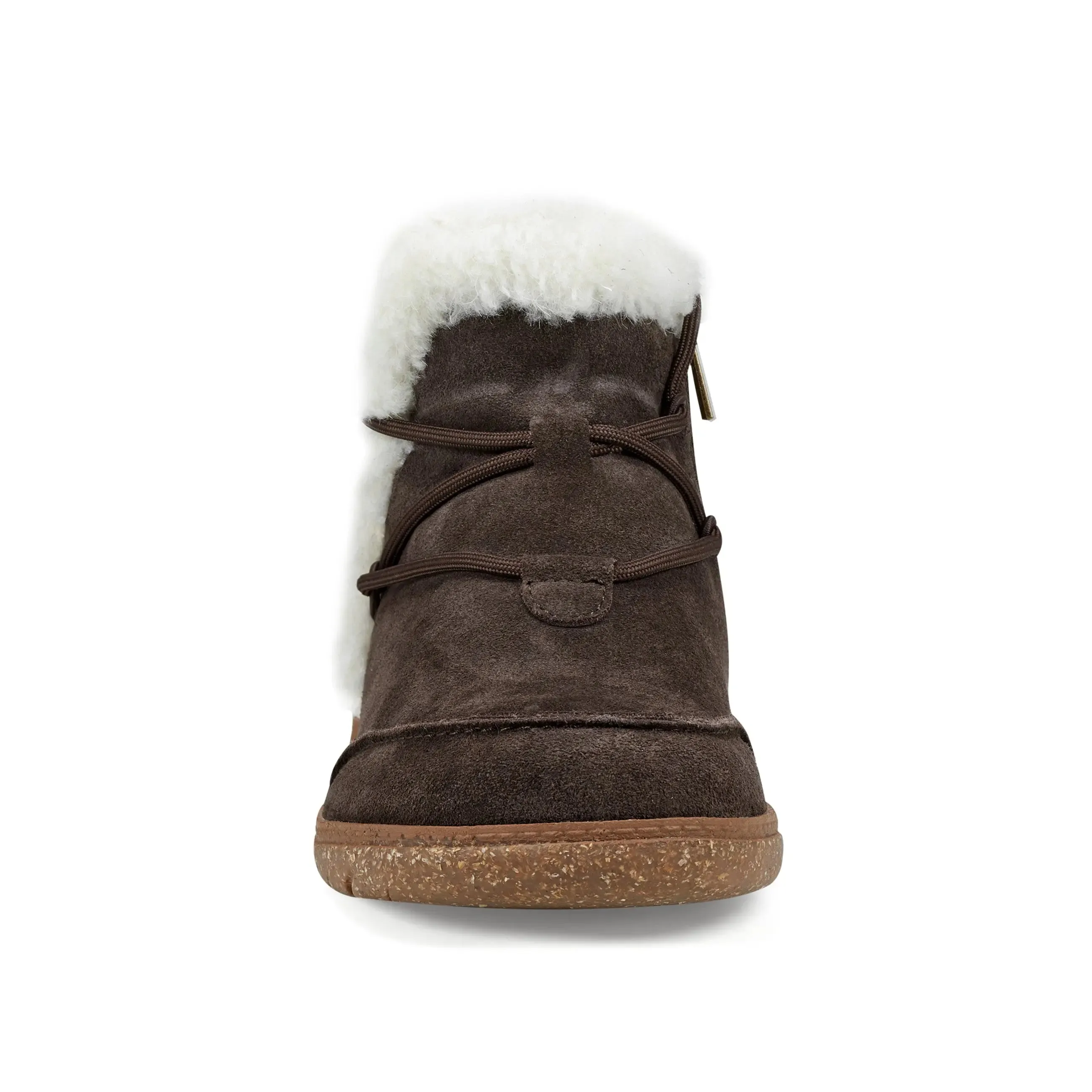 Fleet Cold Weather Lace-up Casual Booties Anti-static Flexibility Design