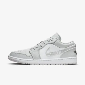 (Men's) Air Jordan 1 Low 'White Camo' (2020) DC9036-100 Flexible Sole