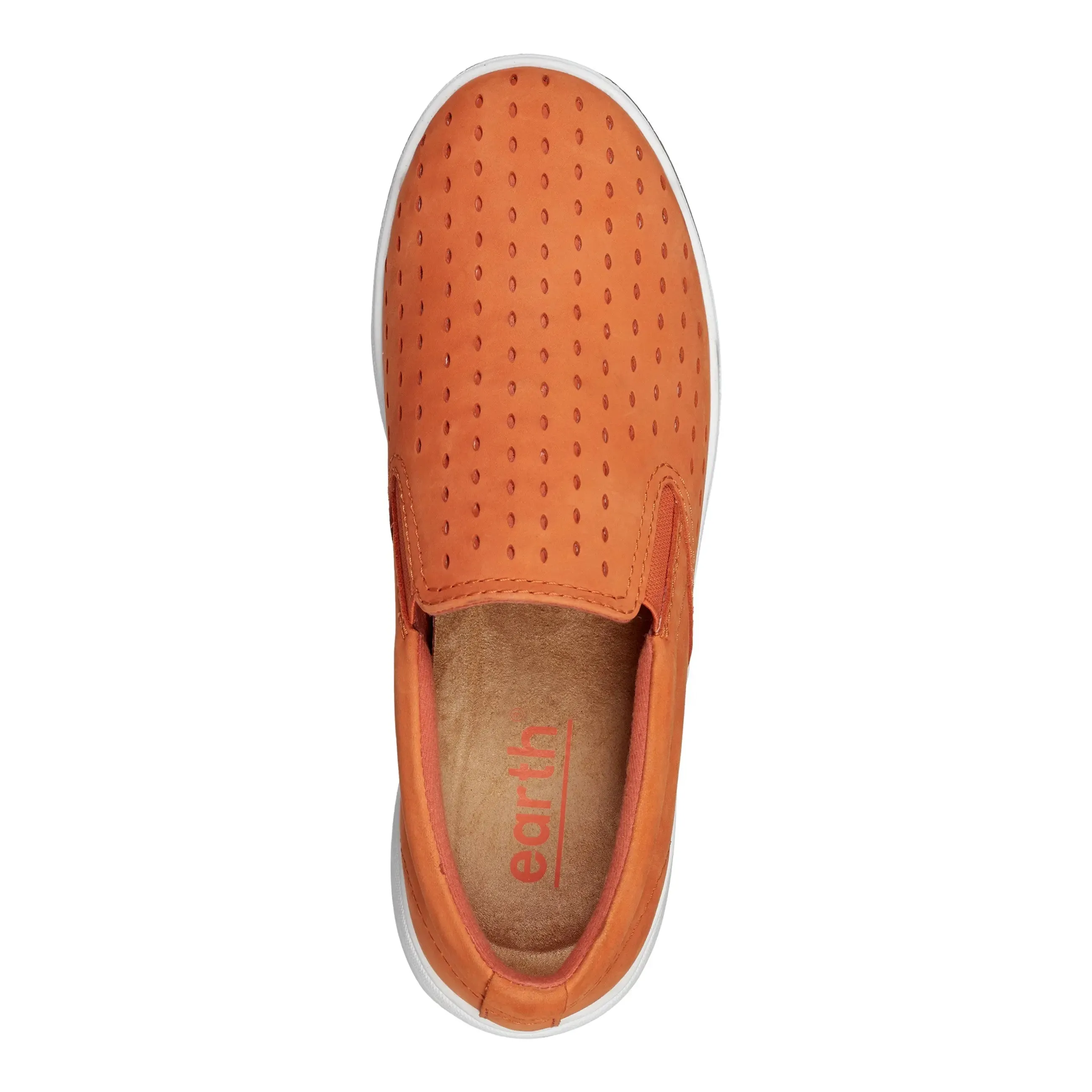 Breathable Casual Shoes Nel Laser Cut Round Toe Casual Slip-on Sneakers