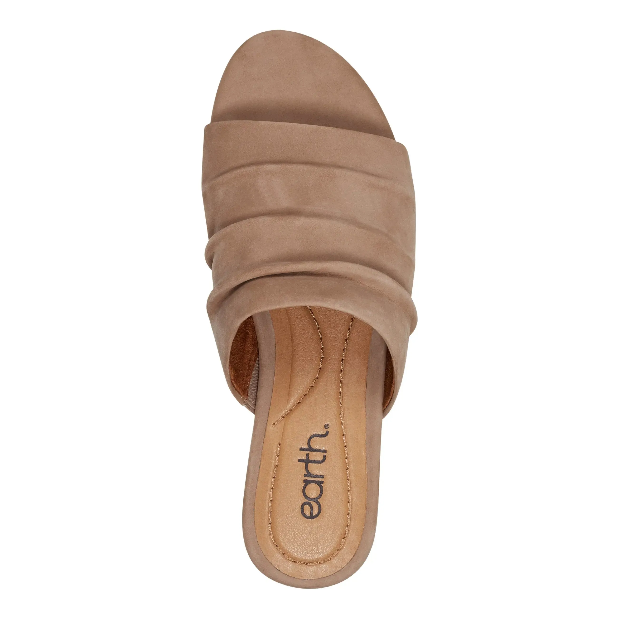 Talma Ruched Flat Slip-On Sandals Coastal Trip dry weather