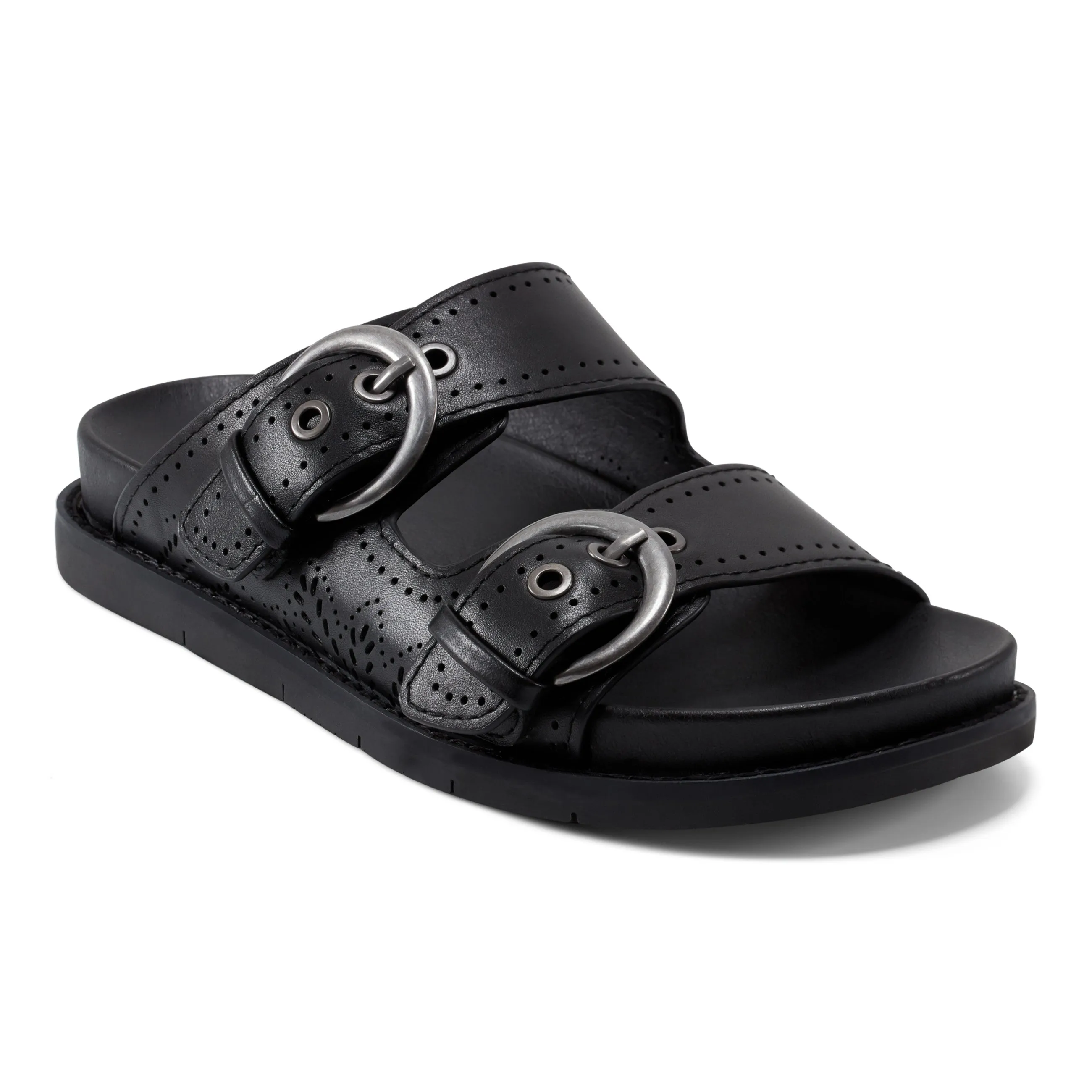 Francii Round Toe Casual Slip-on Flat Sandals Air Trip