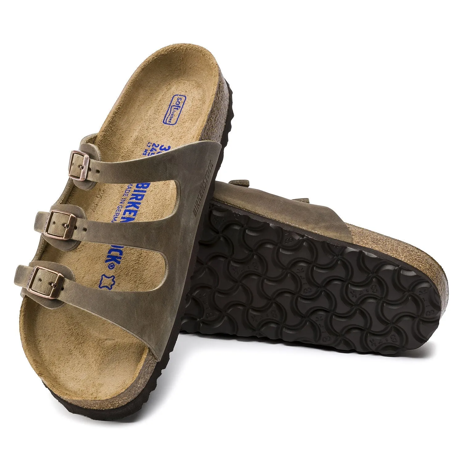 Florida | Soft Footbed | Oiled Leather | Tobacco Luxury Fashion