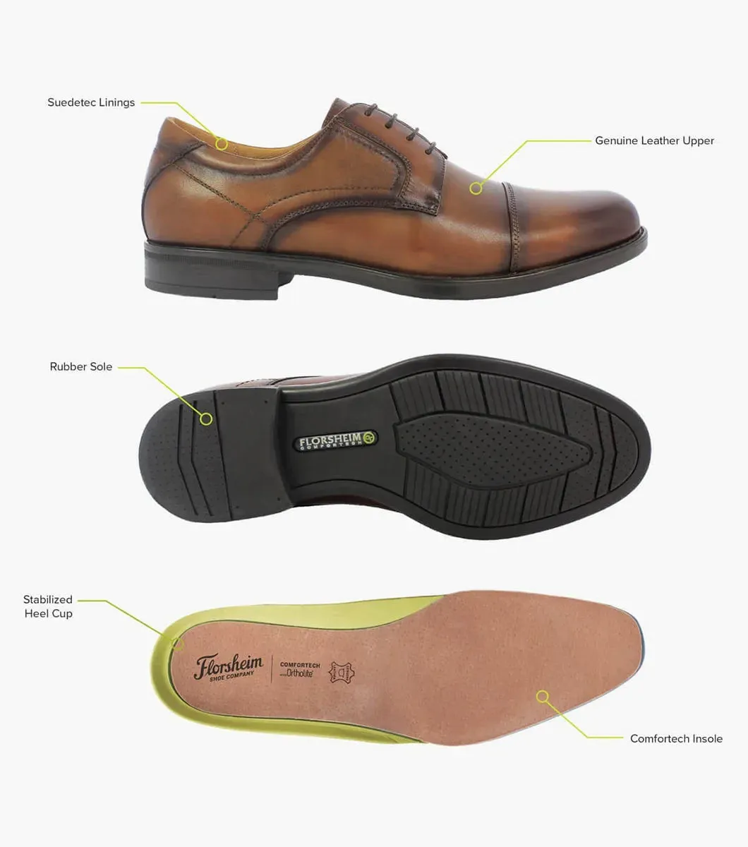 Round Toe Low Heel Florsheim Midtown  Moc Toe Slip On